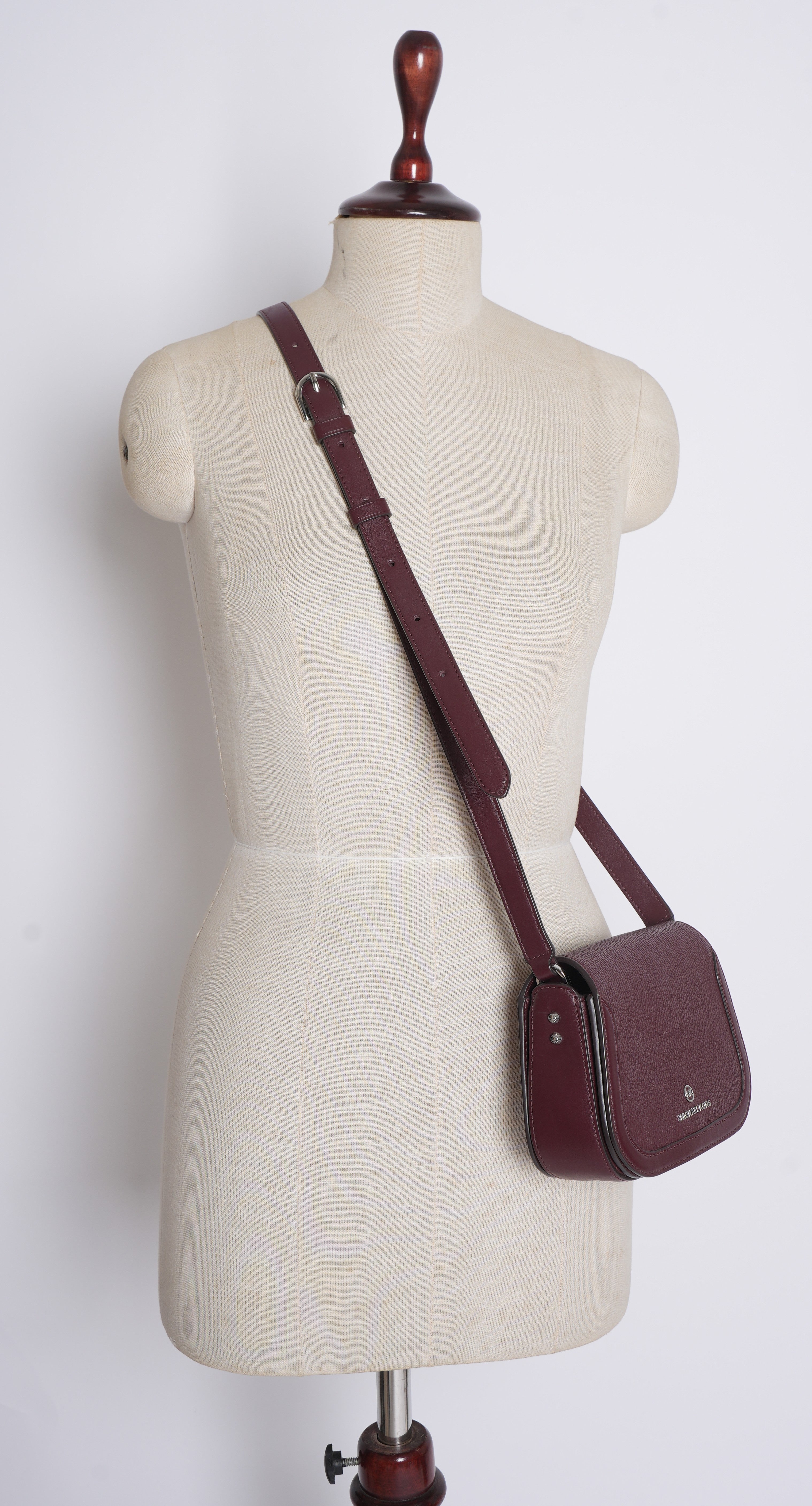 Michael Kors pebbled leather crossbody handbag