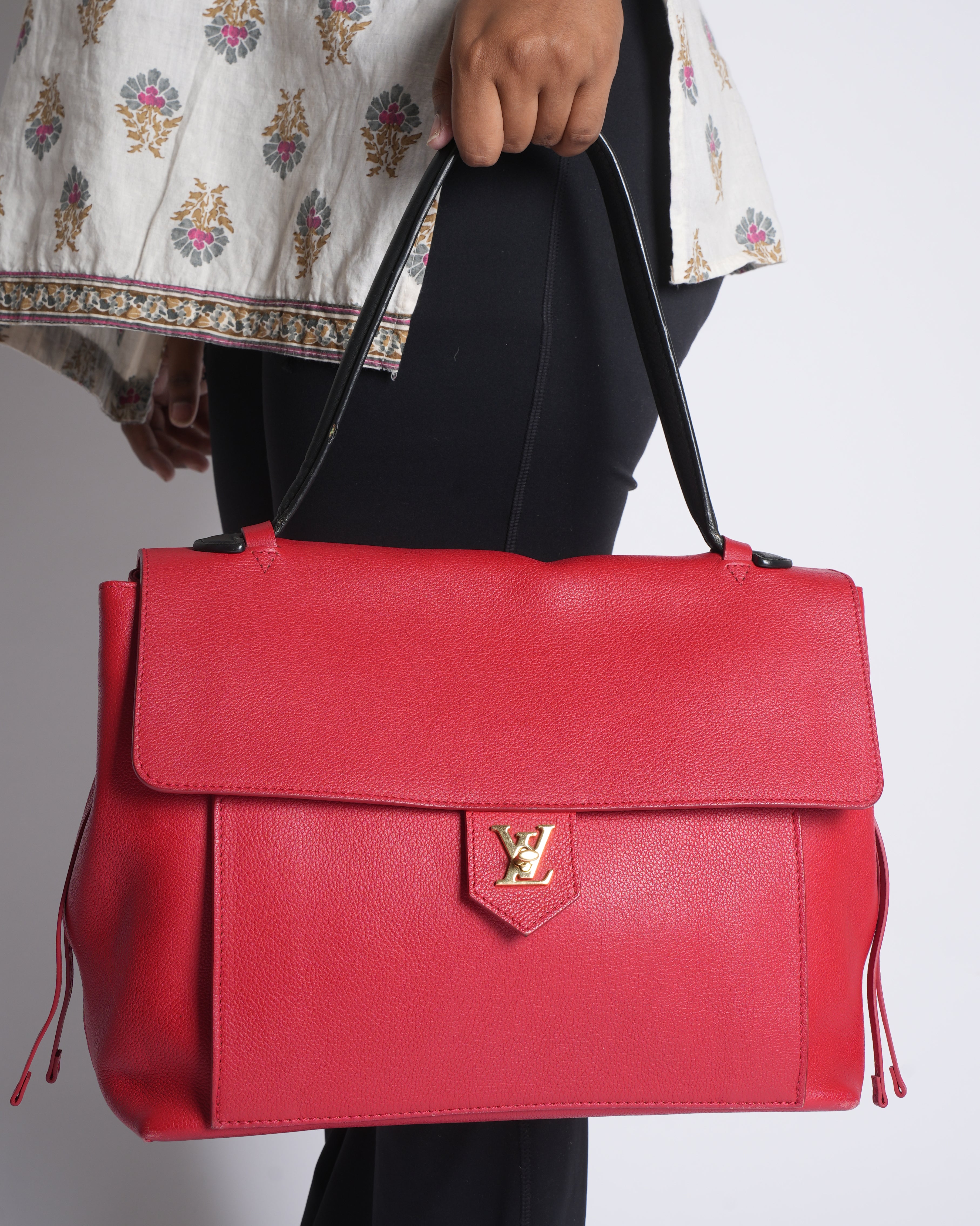 Louis Vuitton Pink mylockme chain Satchel