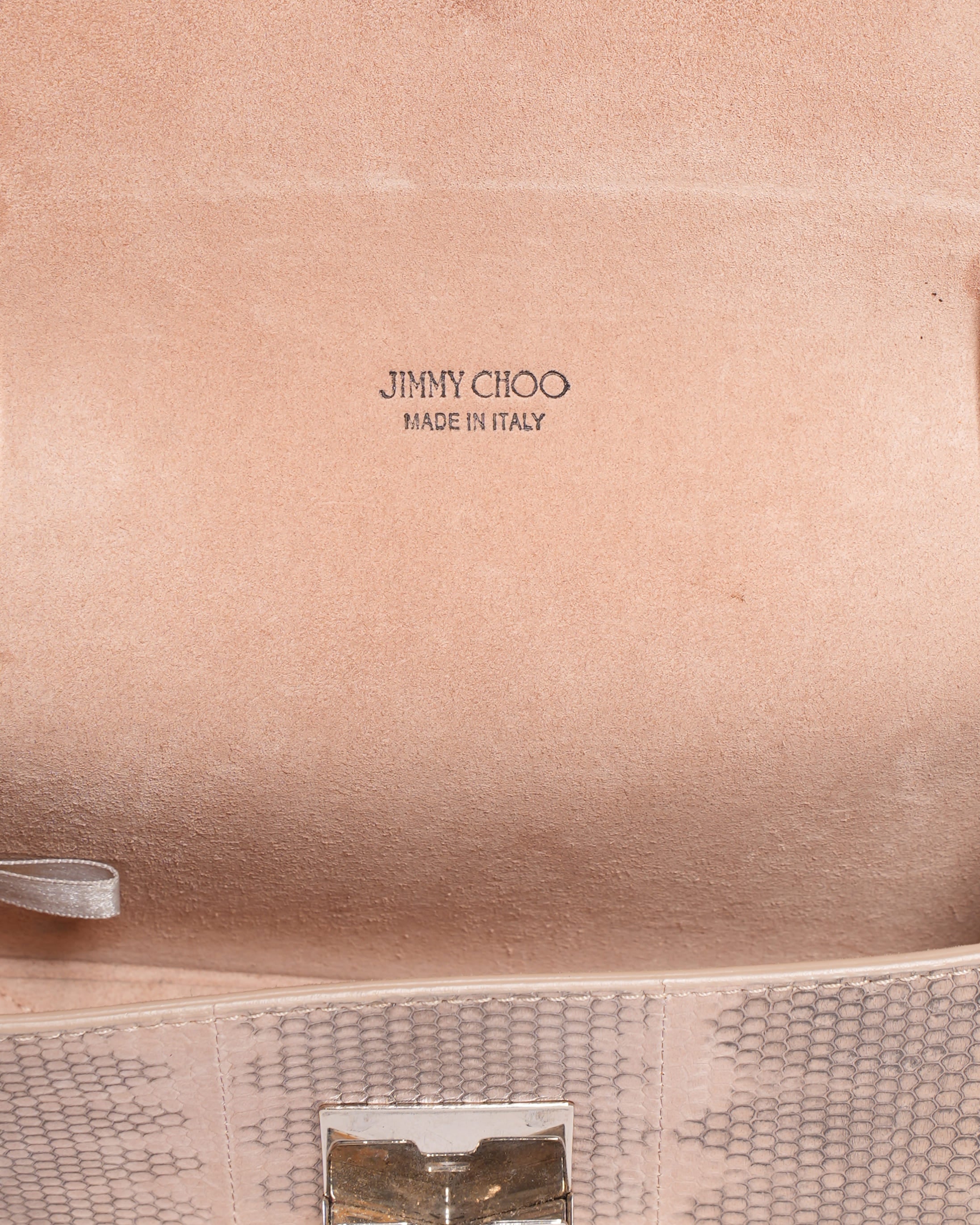 Jimmy Choo Lockett Python Crossbody Bag