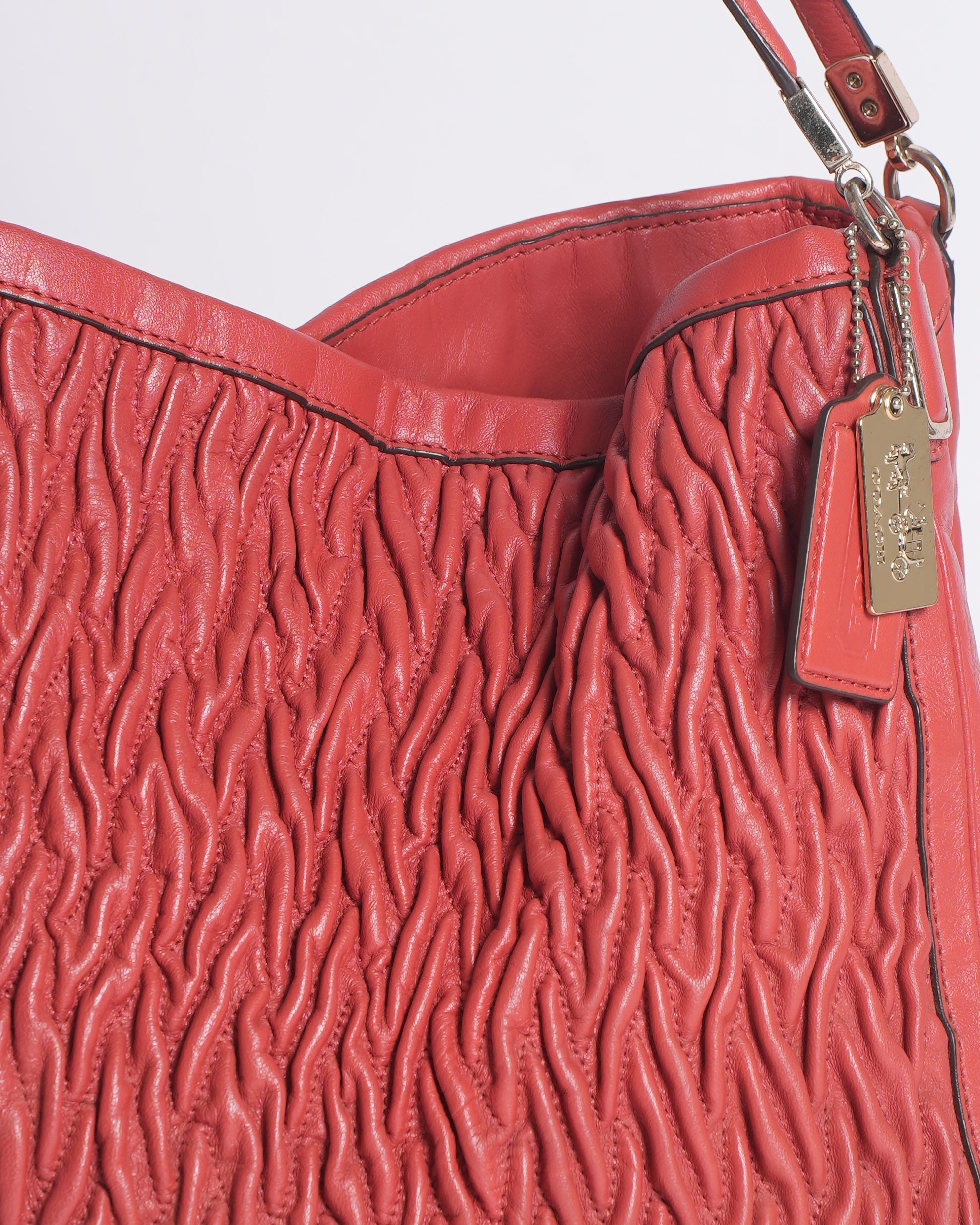 Coach Madison Gathered Twist Small Phoebe Shoulder Bag