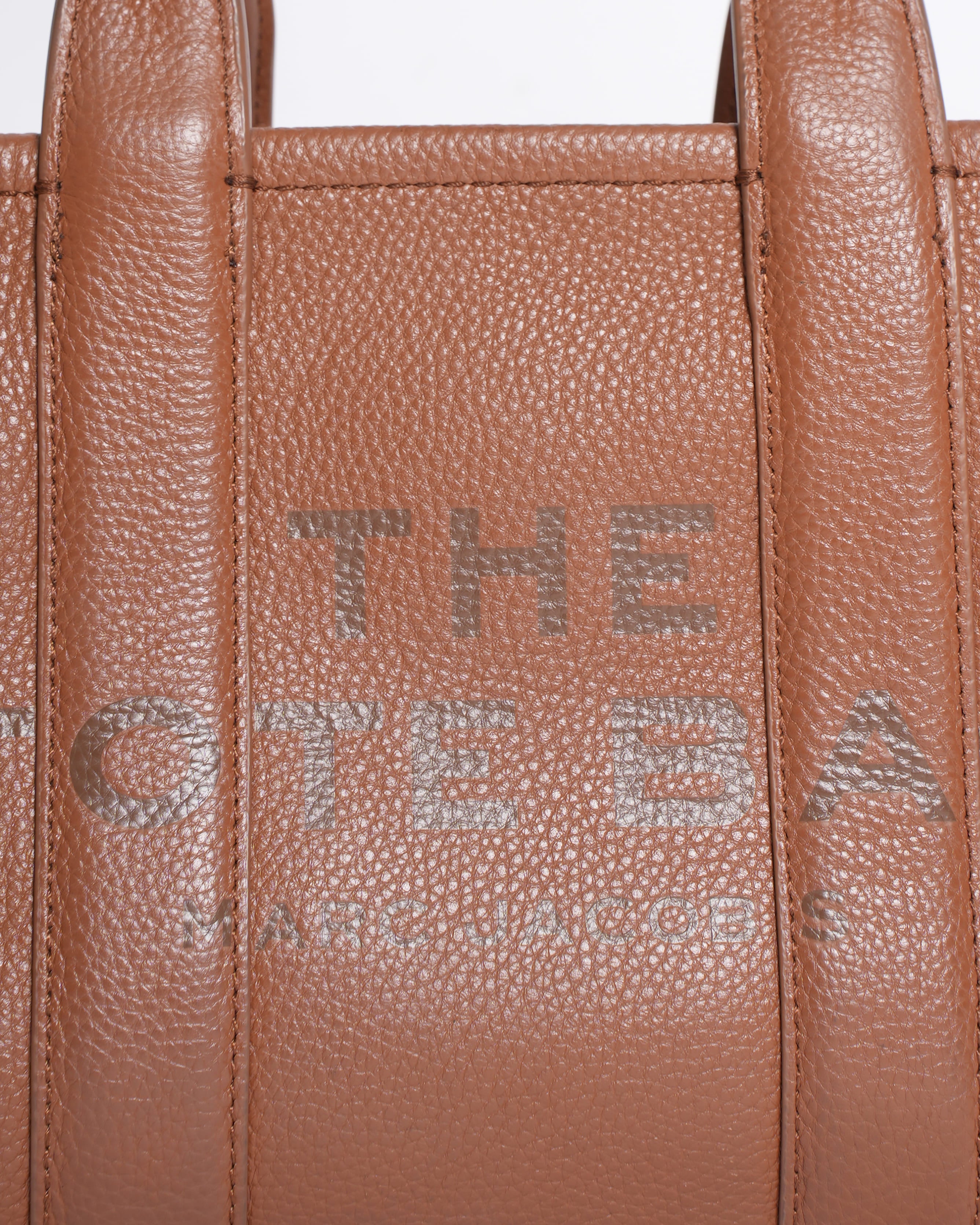 Marc Jacobs Mini Top Handle Bag with Crossbody Strap in Brown