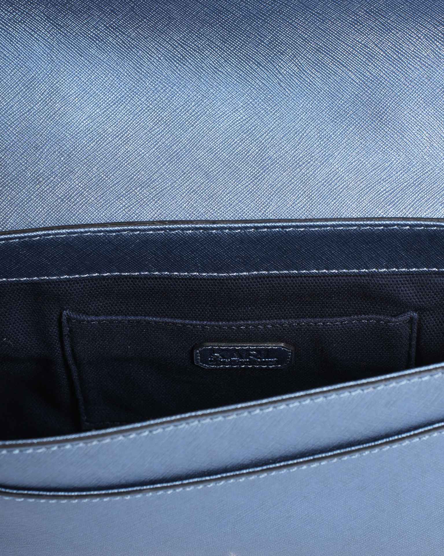 Karl Lagerfeld Blue Leather K/Klassik Shoulder Bag