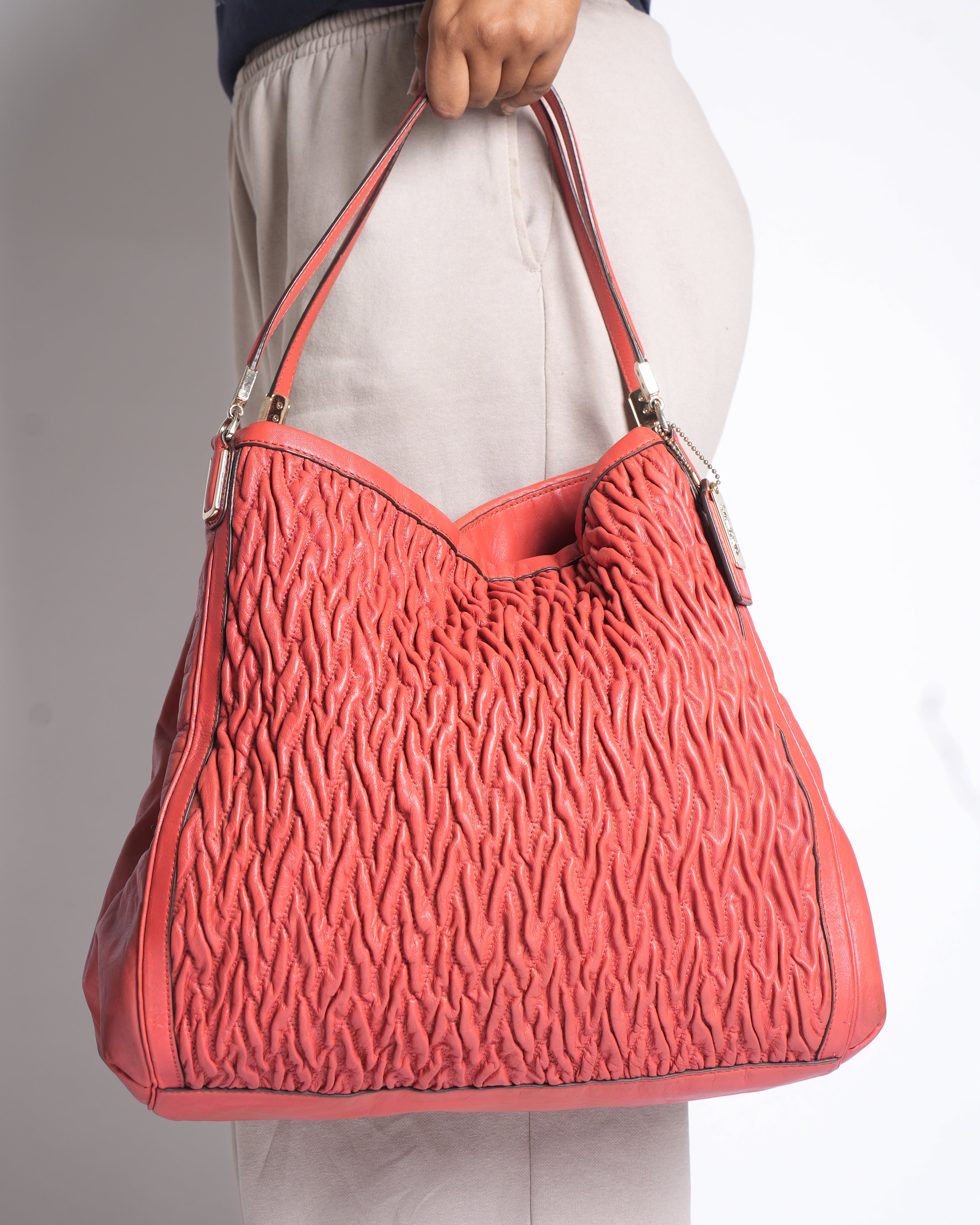 Coach Madison Gathered Twist Small Phoebe Shoulder Bag