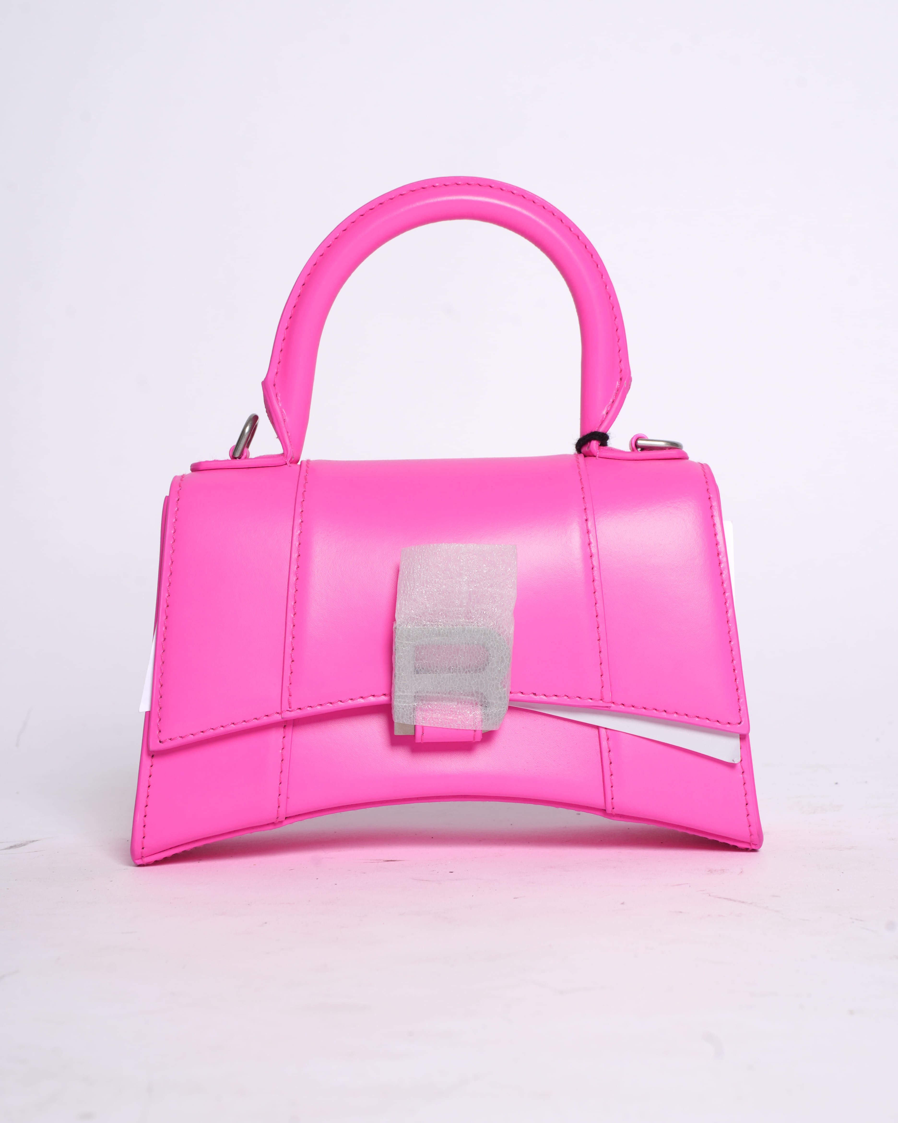 New Balenciaga Top Handle XS Tote Handbag in Pink