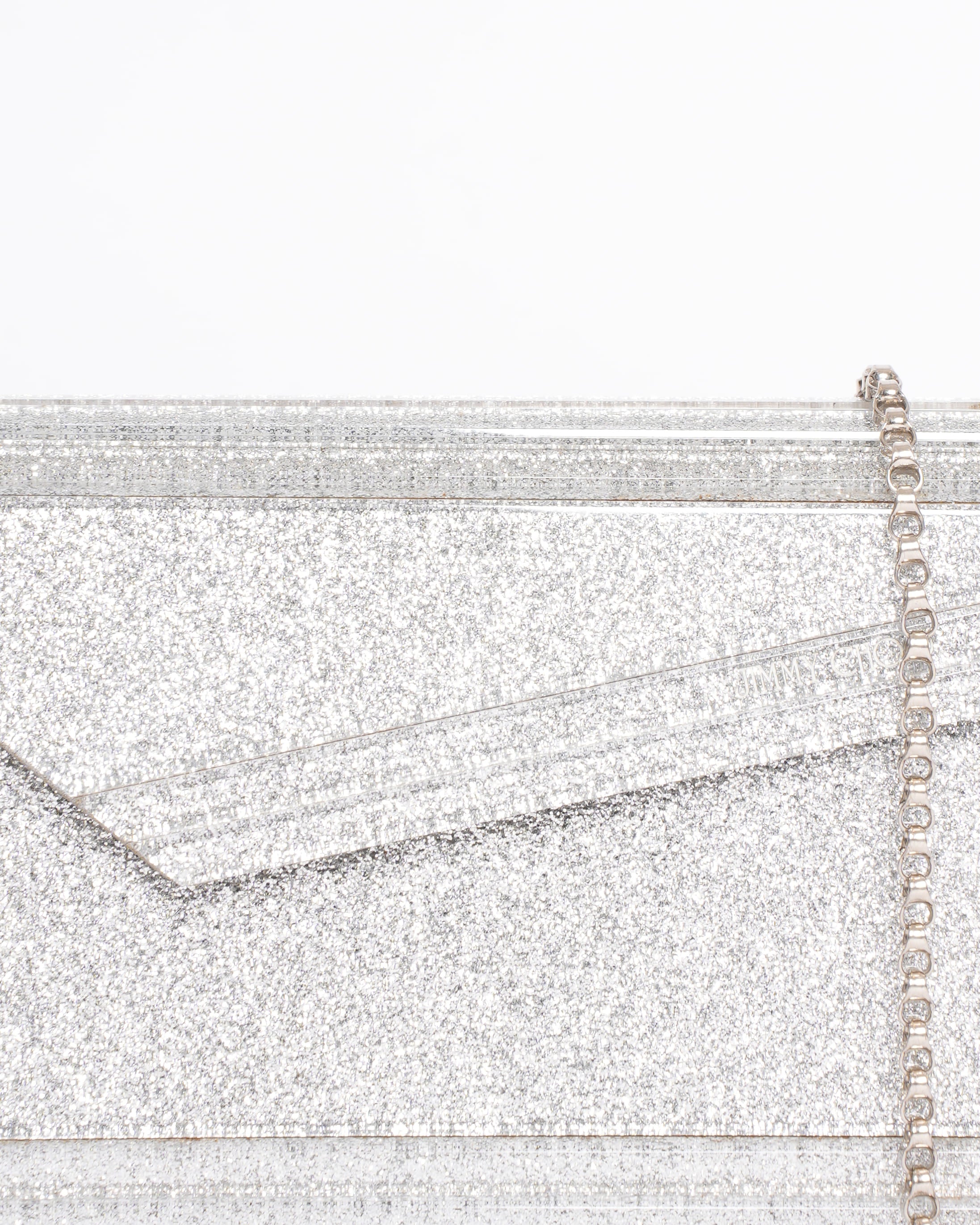 Jimmy Choo Acrylic Shimmer Crossbody Bag