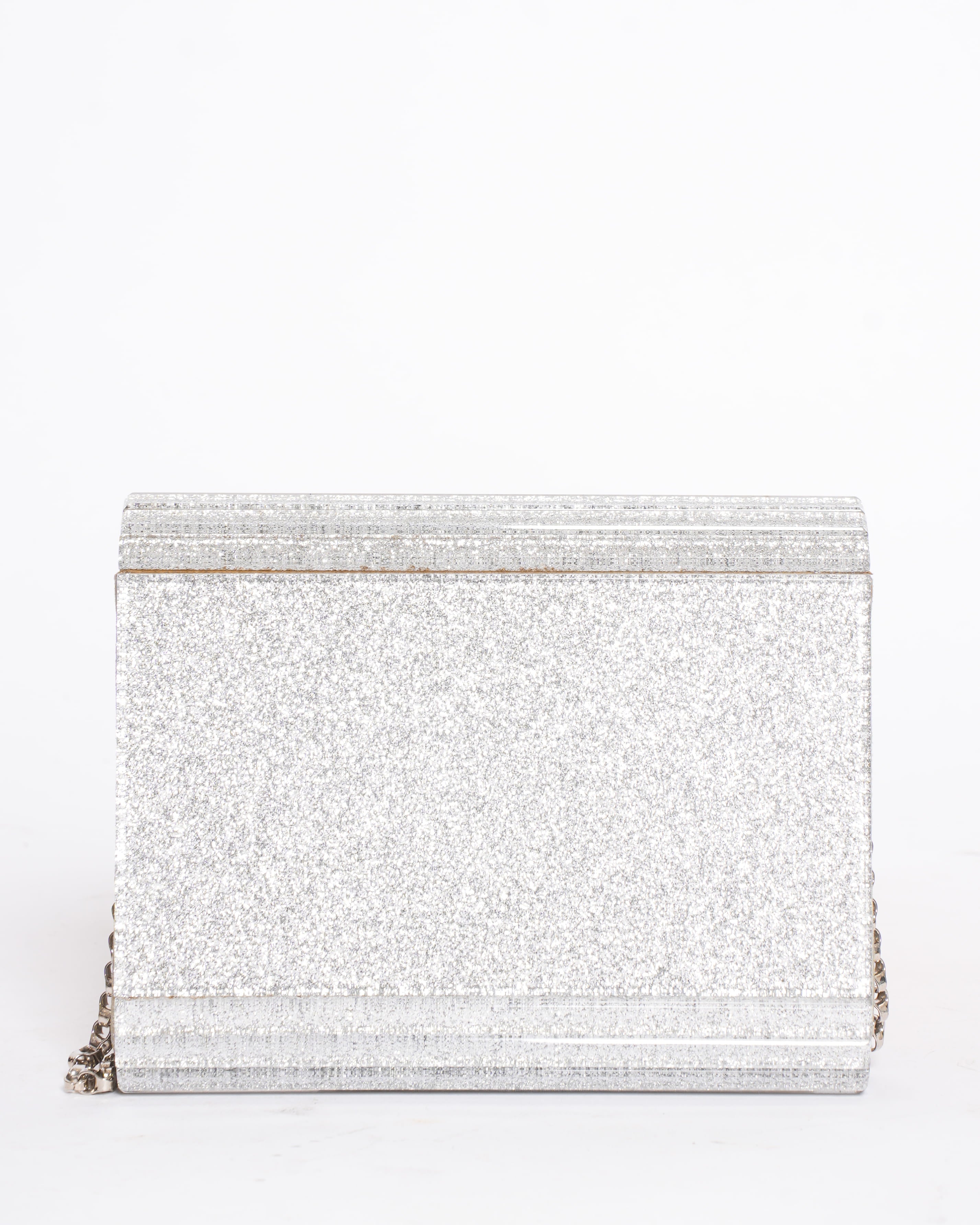 Jimmy Choo Acrylic Shimmer Crossbody Bag