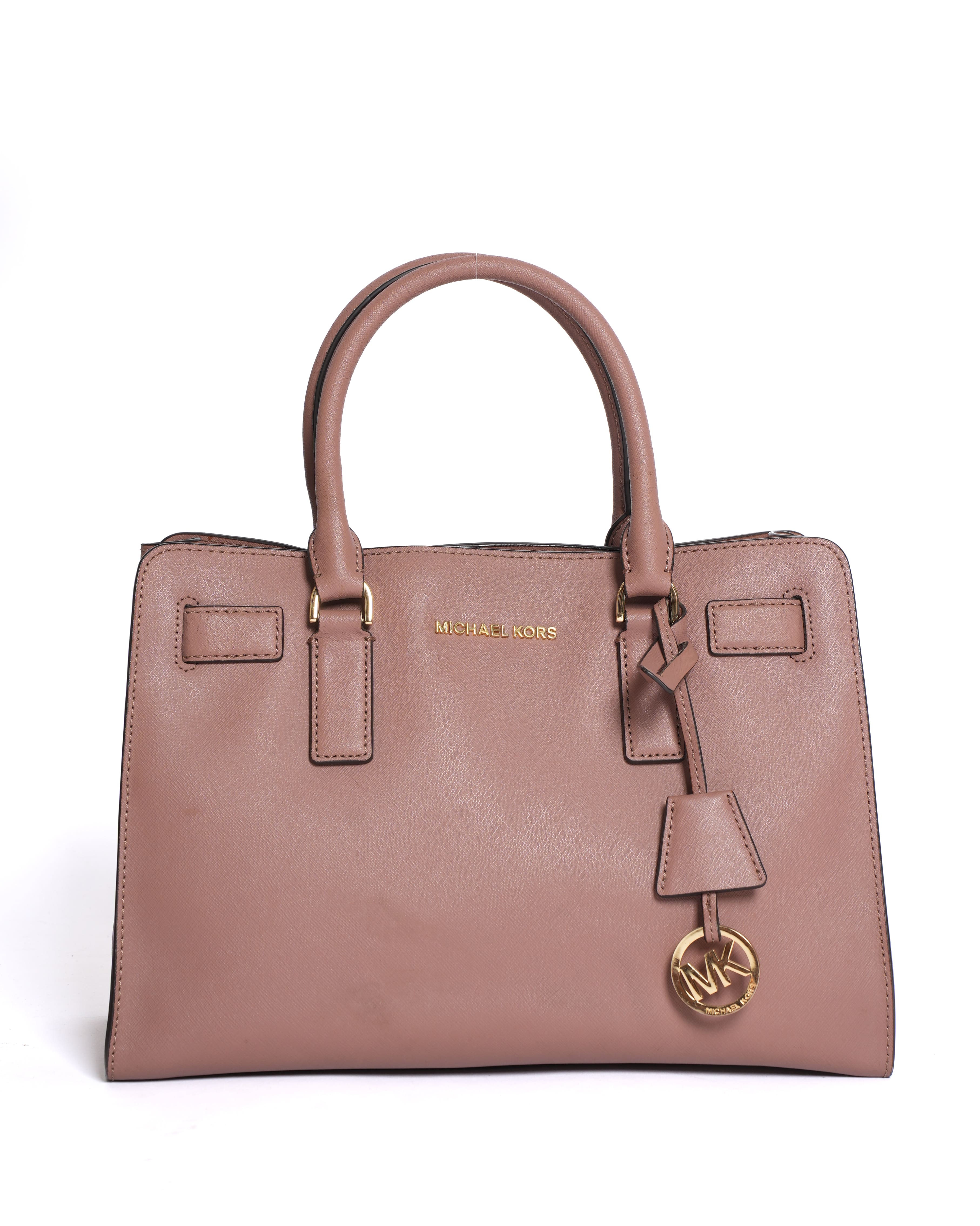 Michael Kors Top Handle with Crossbody Bag in Mauve Pink