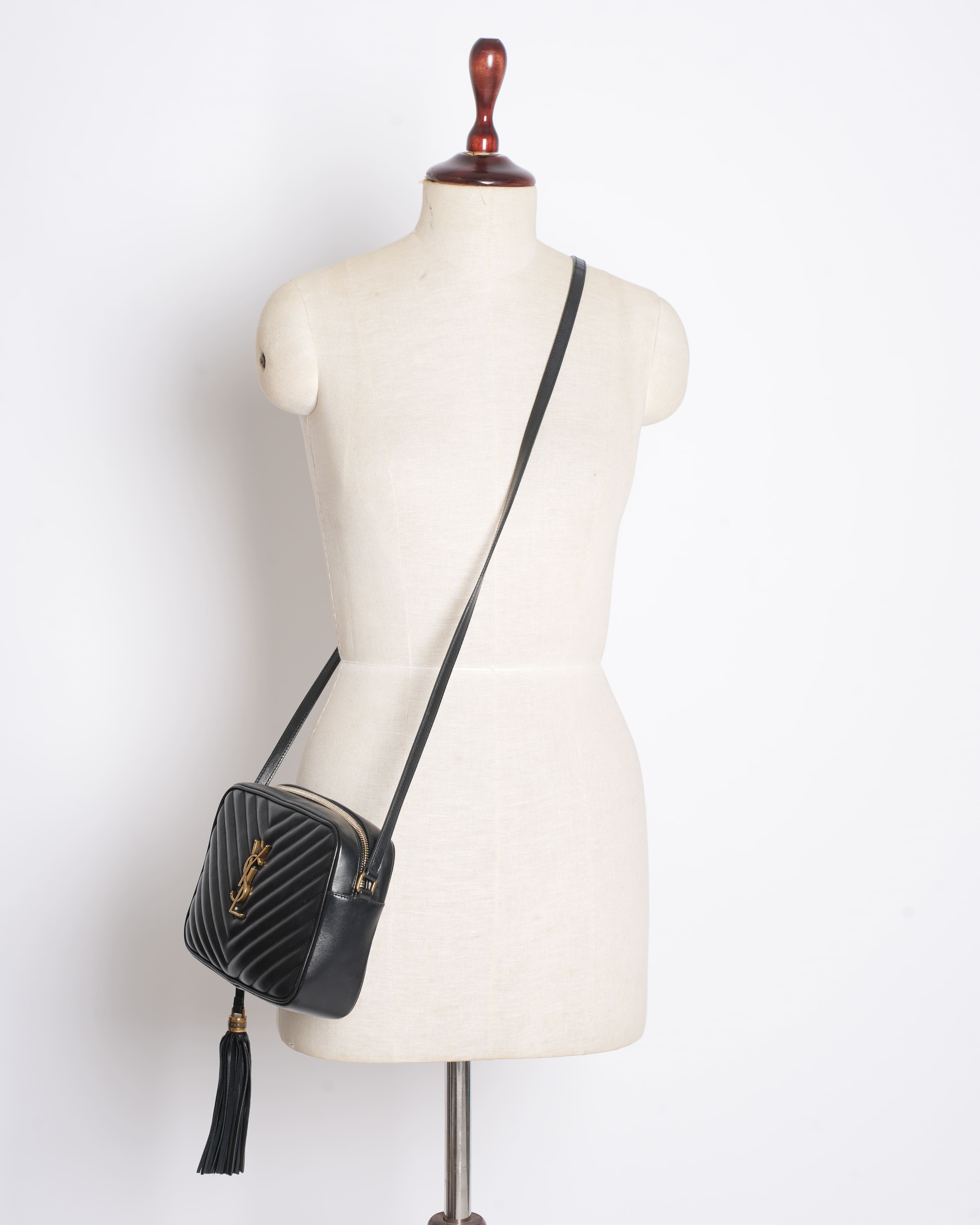 Saint Laurent Lou Camera Bag in Quilted Leather