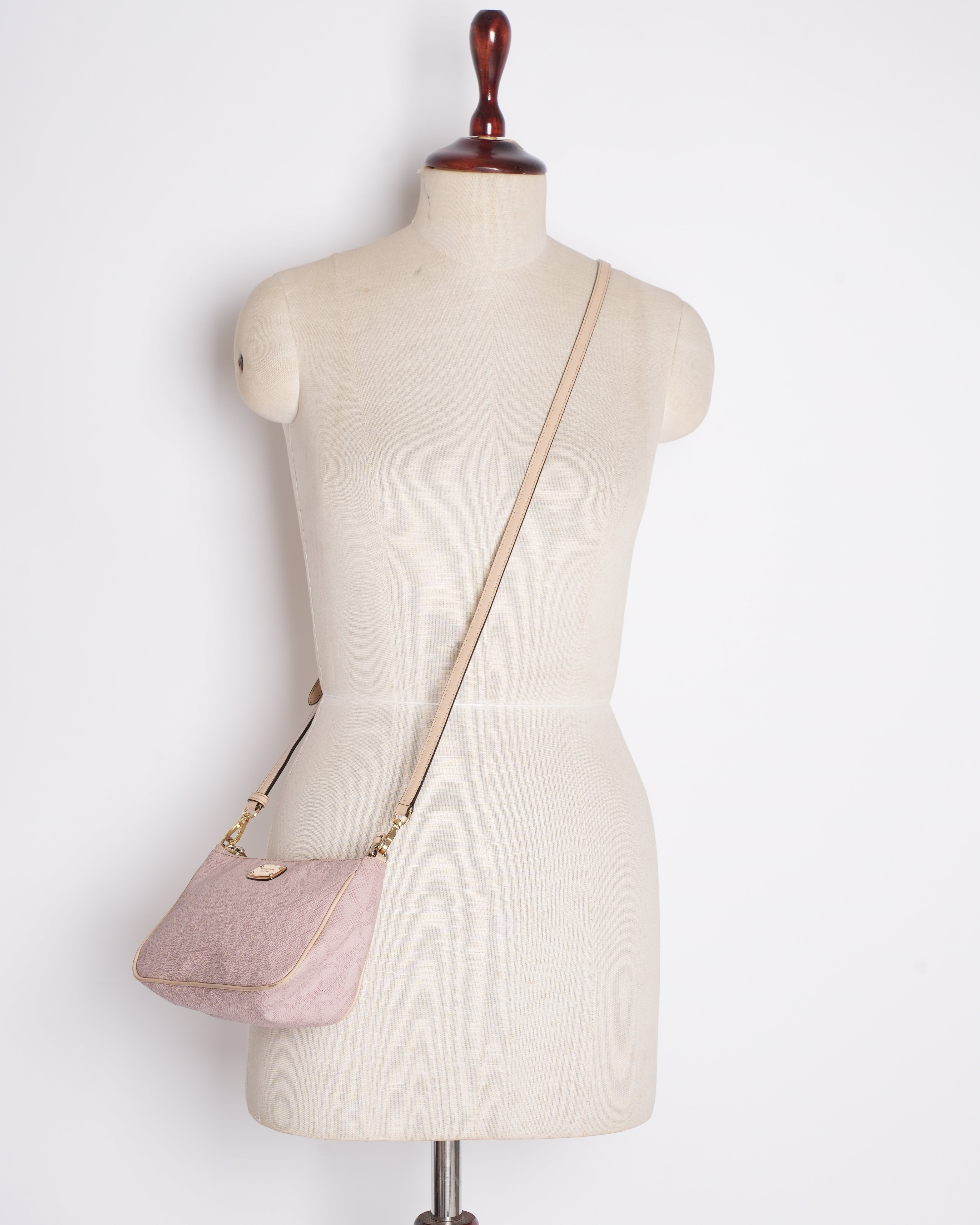 Michael Kors Monogram Mini Crossbody Bag