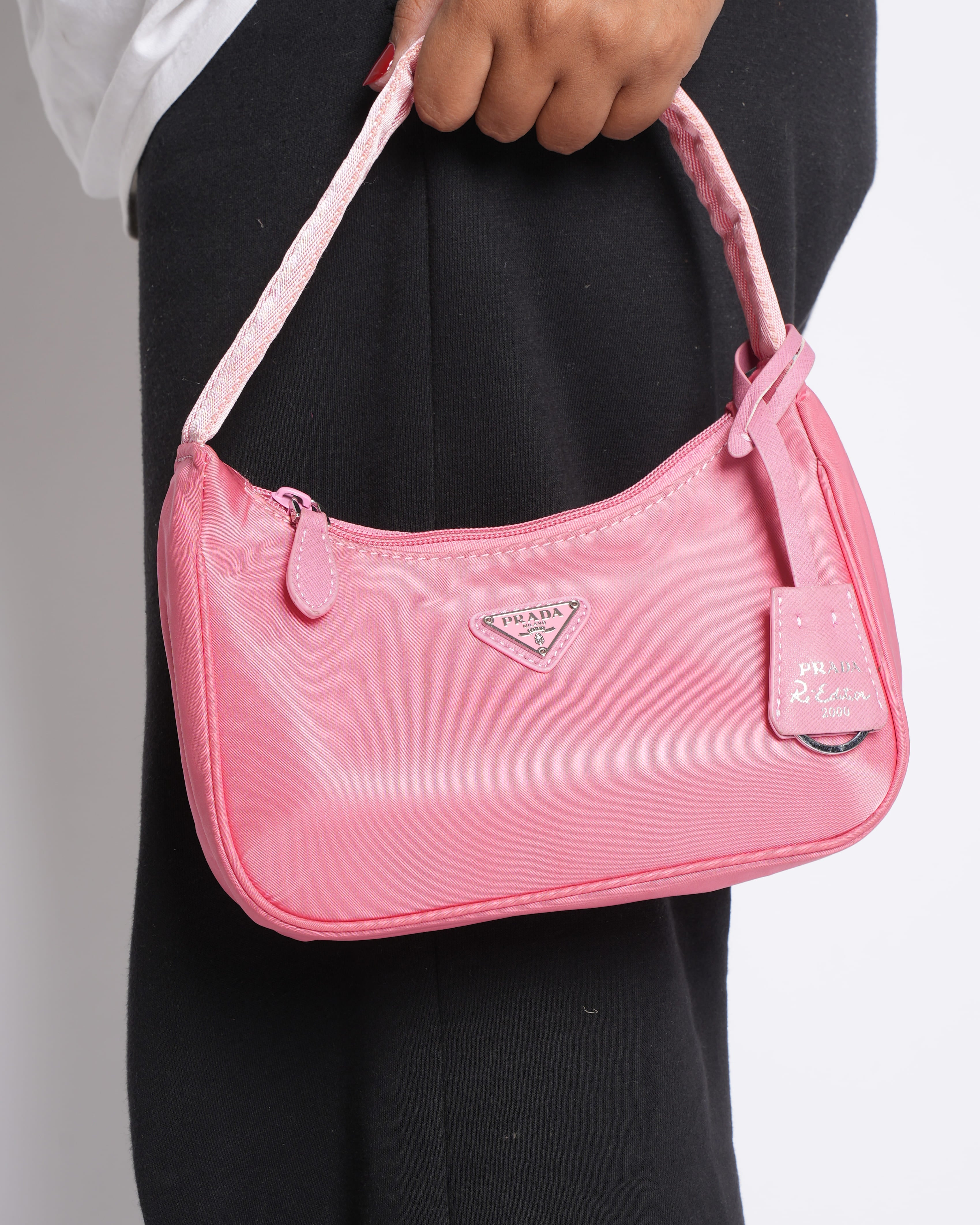 Prada Re-Edition Re-Nylon Mini Bag in Pink