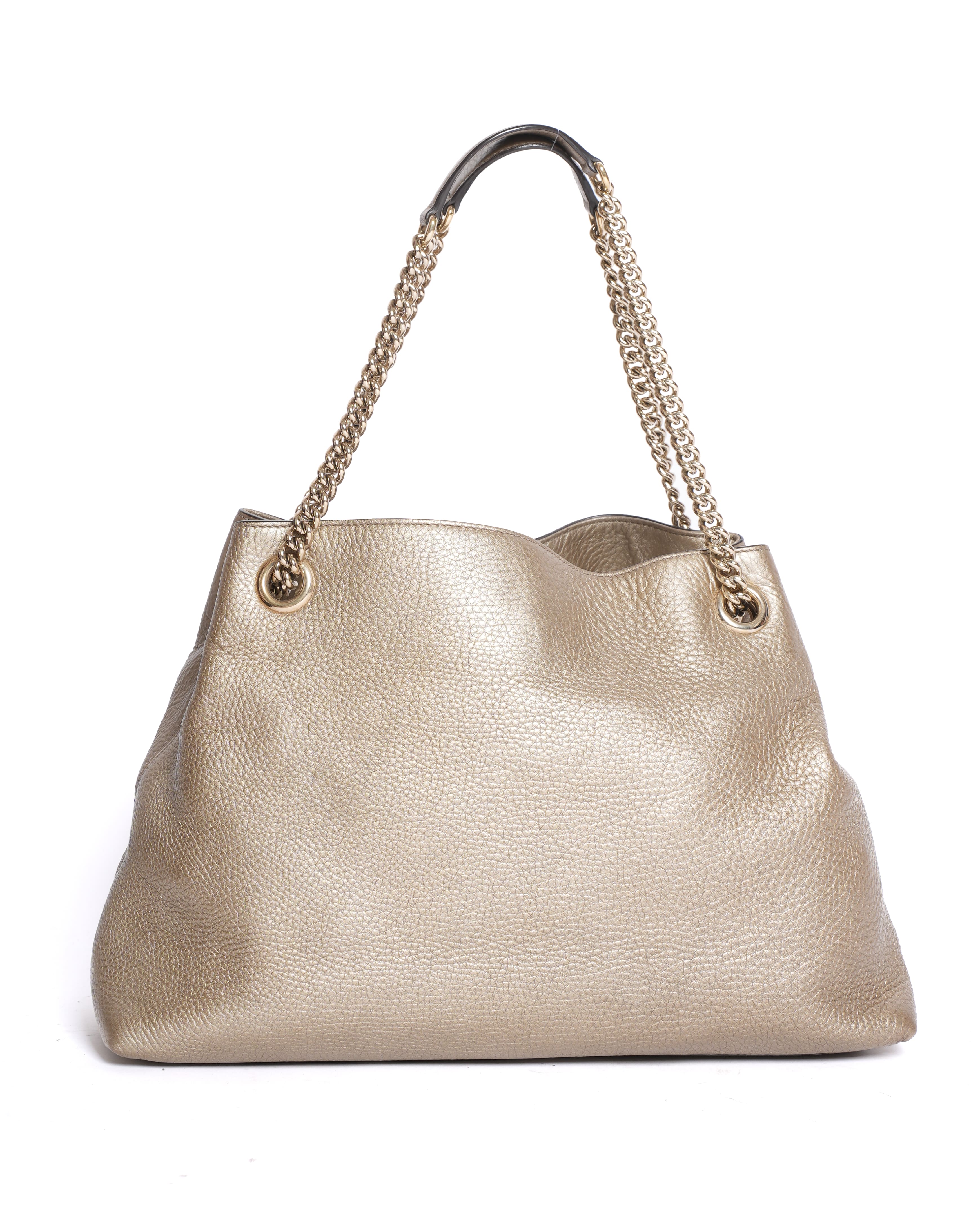 Gucci Soho Shoulder Bag in Gold Tone