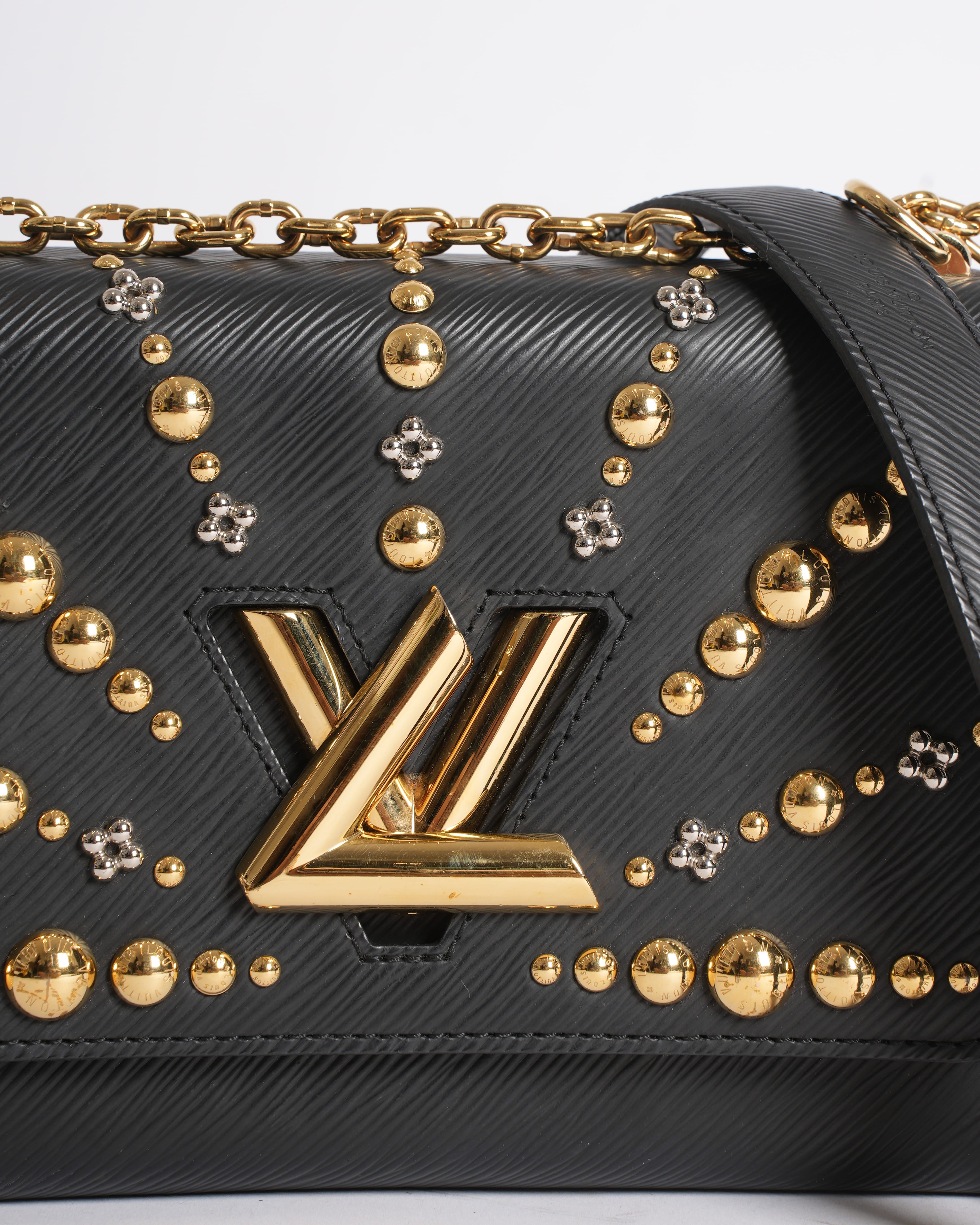 Louis Vuitton Twist Handbag in Studded Epi Leather