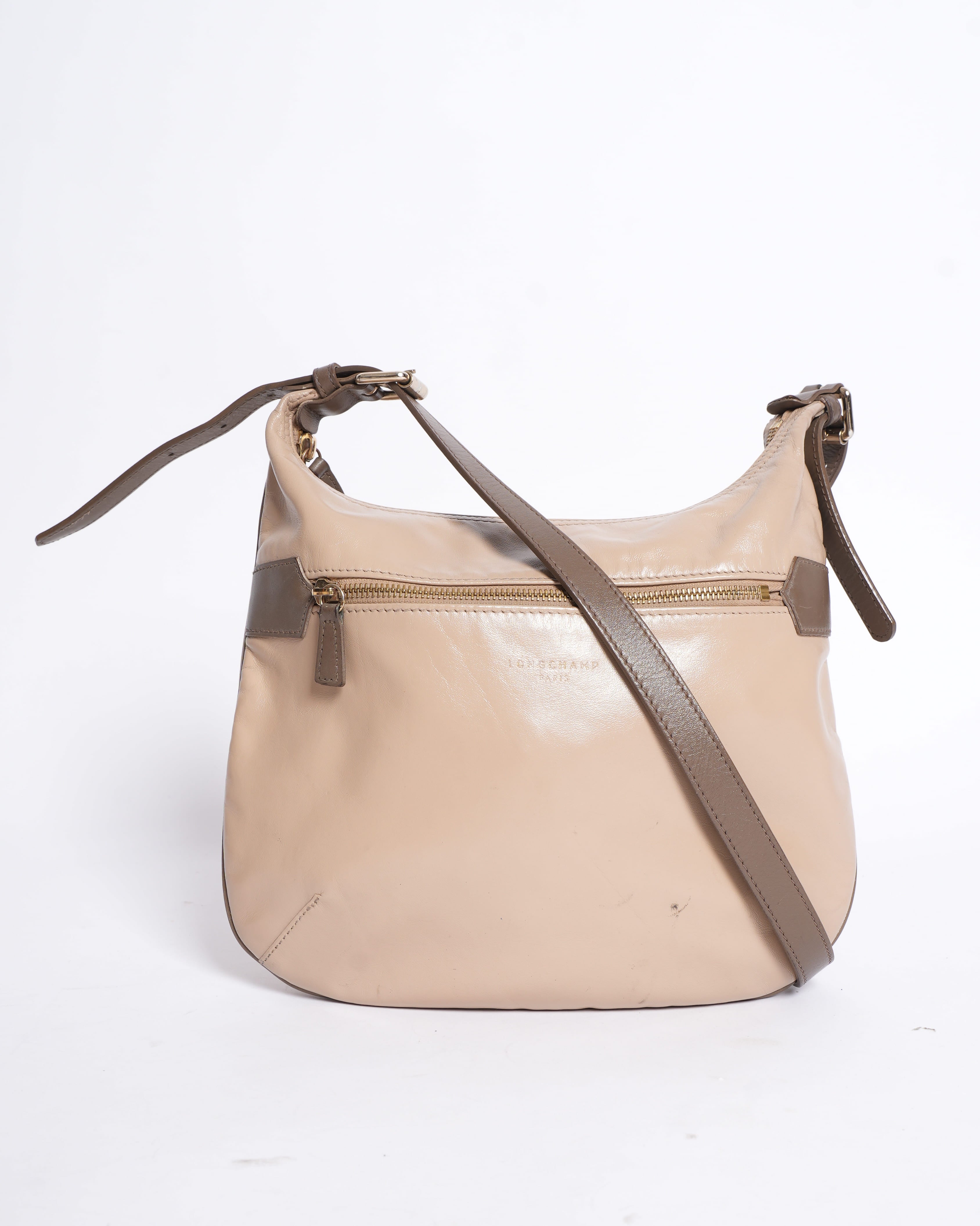 Longchamp Beige Sling Bag