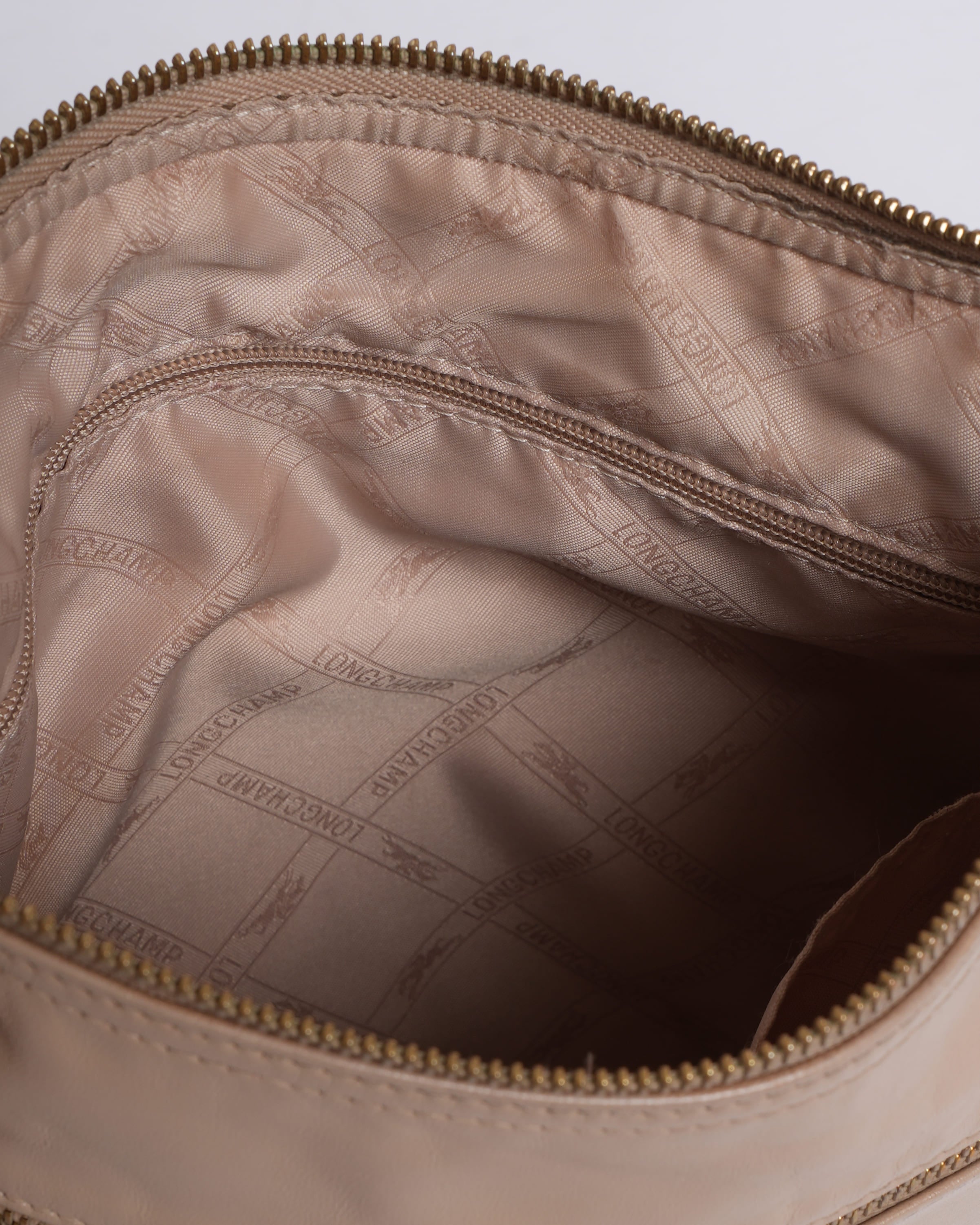 Longchamp Beige Sling Bag