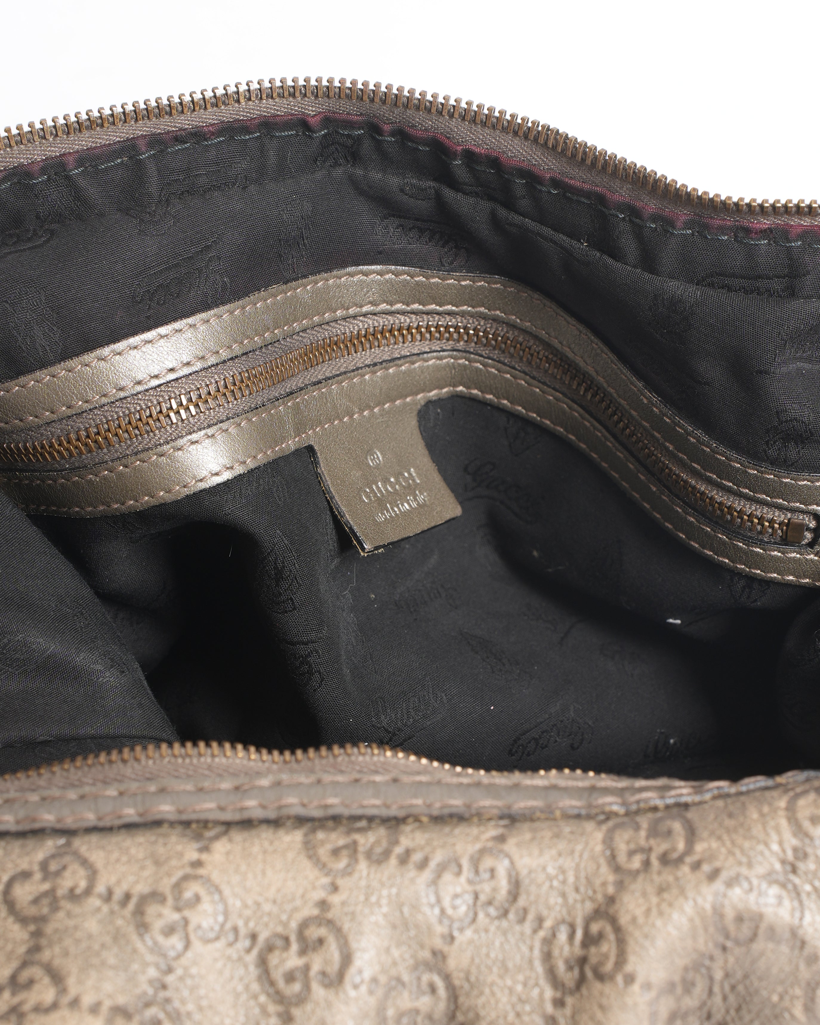 Gucci guccisima jockey leather shoulder bag