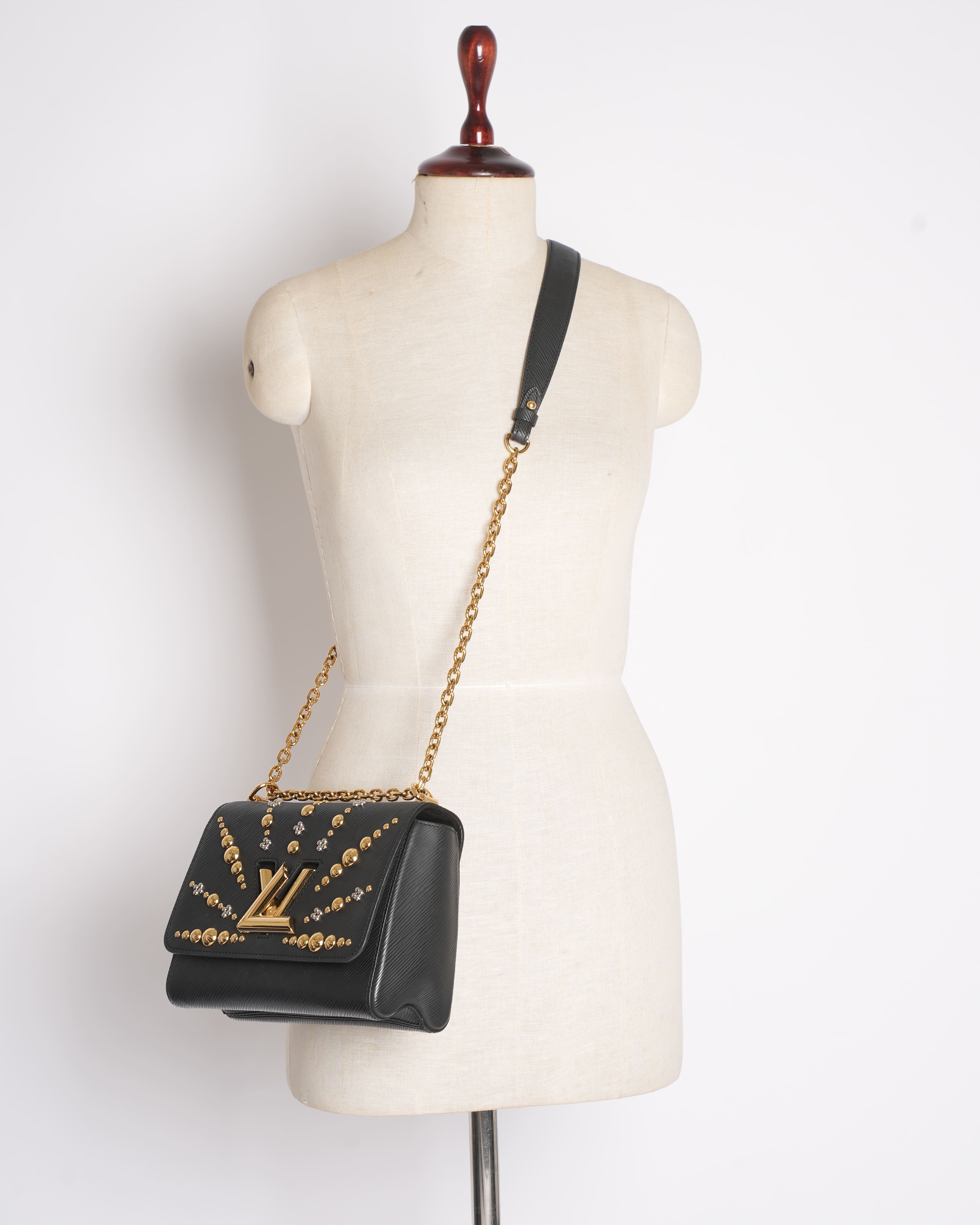 Louis Vuitton Twist Handbag in Studded Epi Leather
