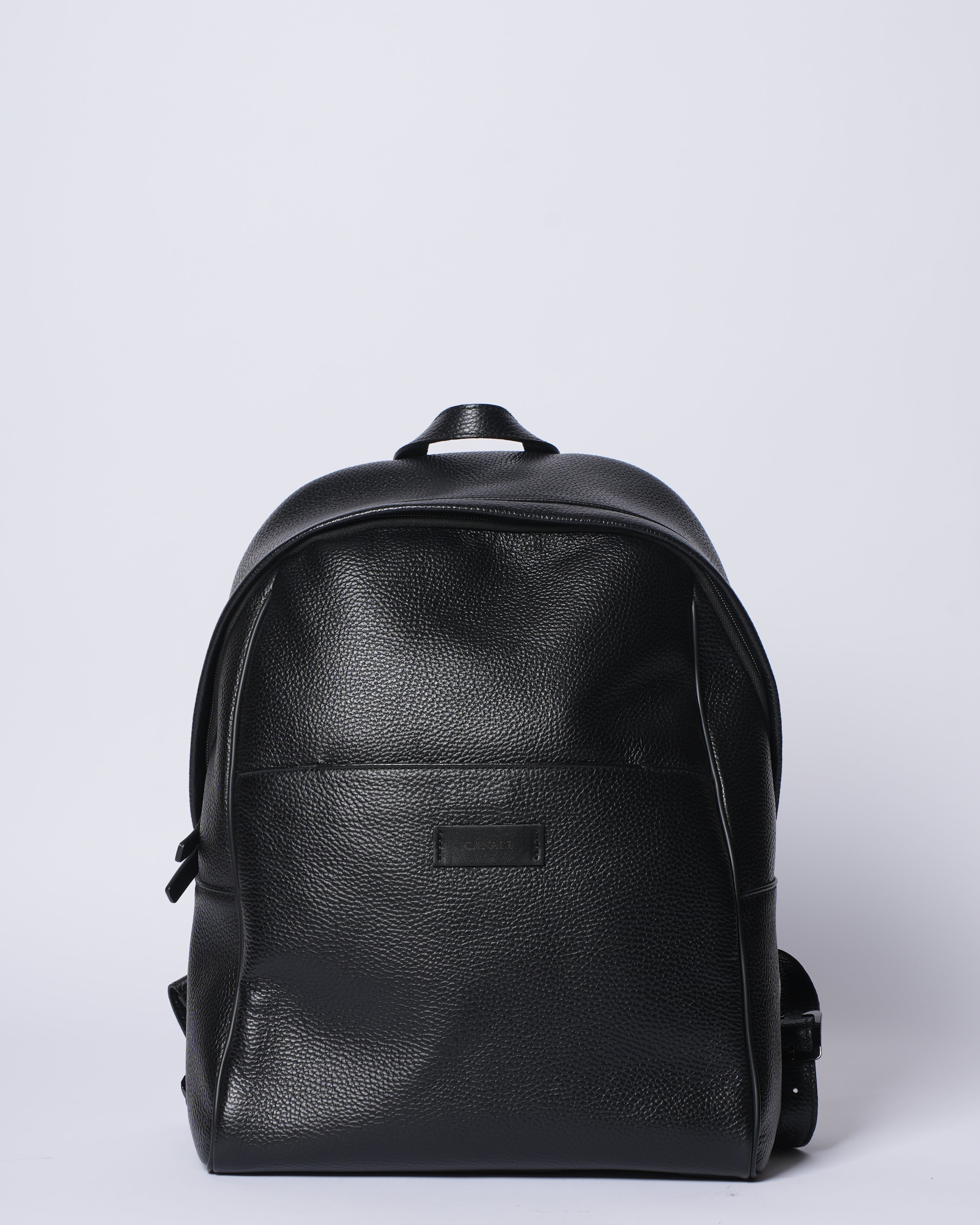 Canali Black Backpack
