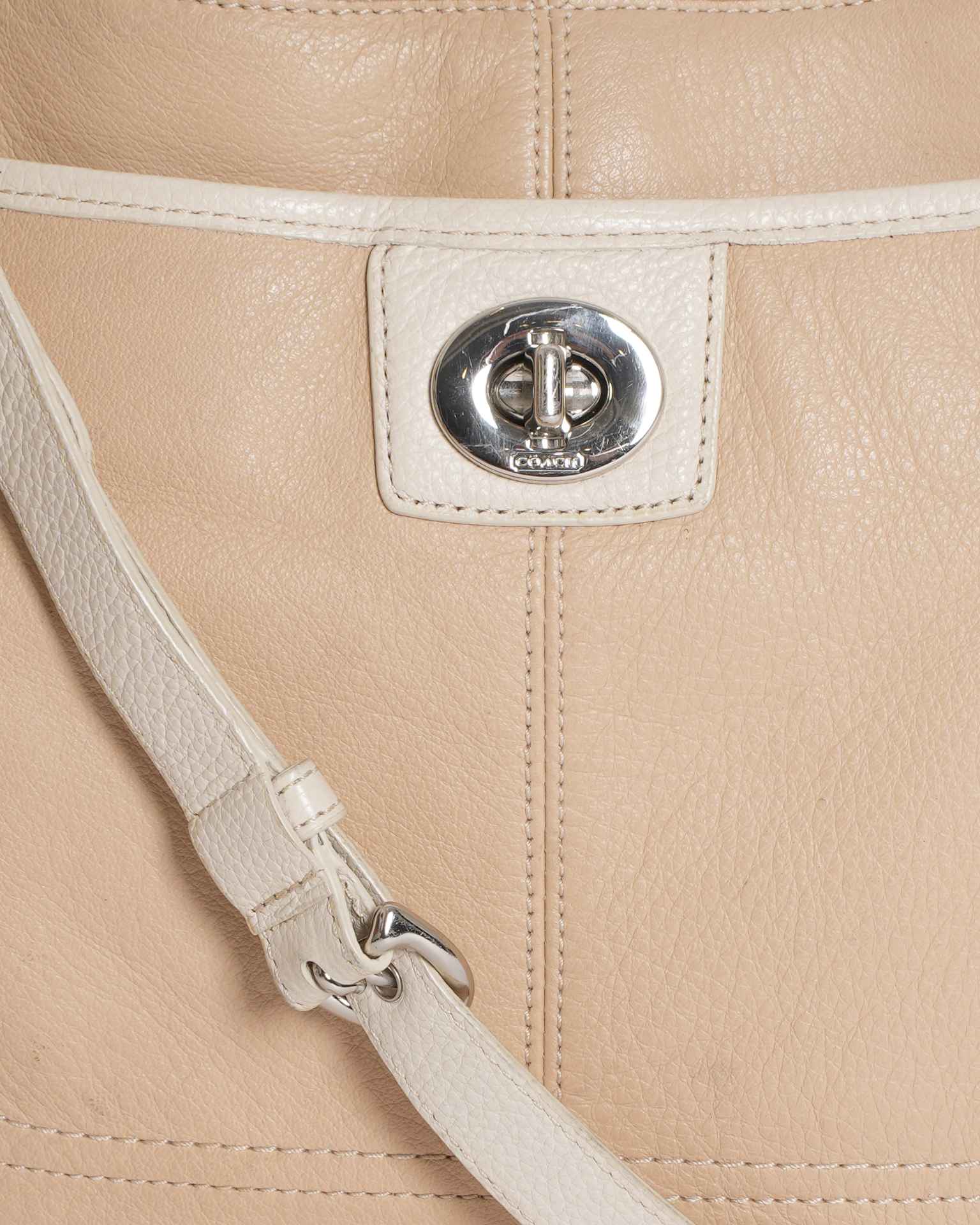 Coach Beige Crossbody Bag