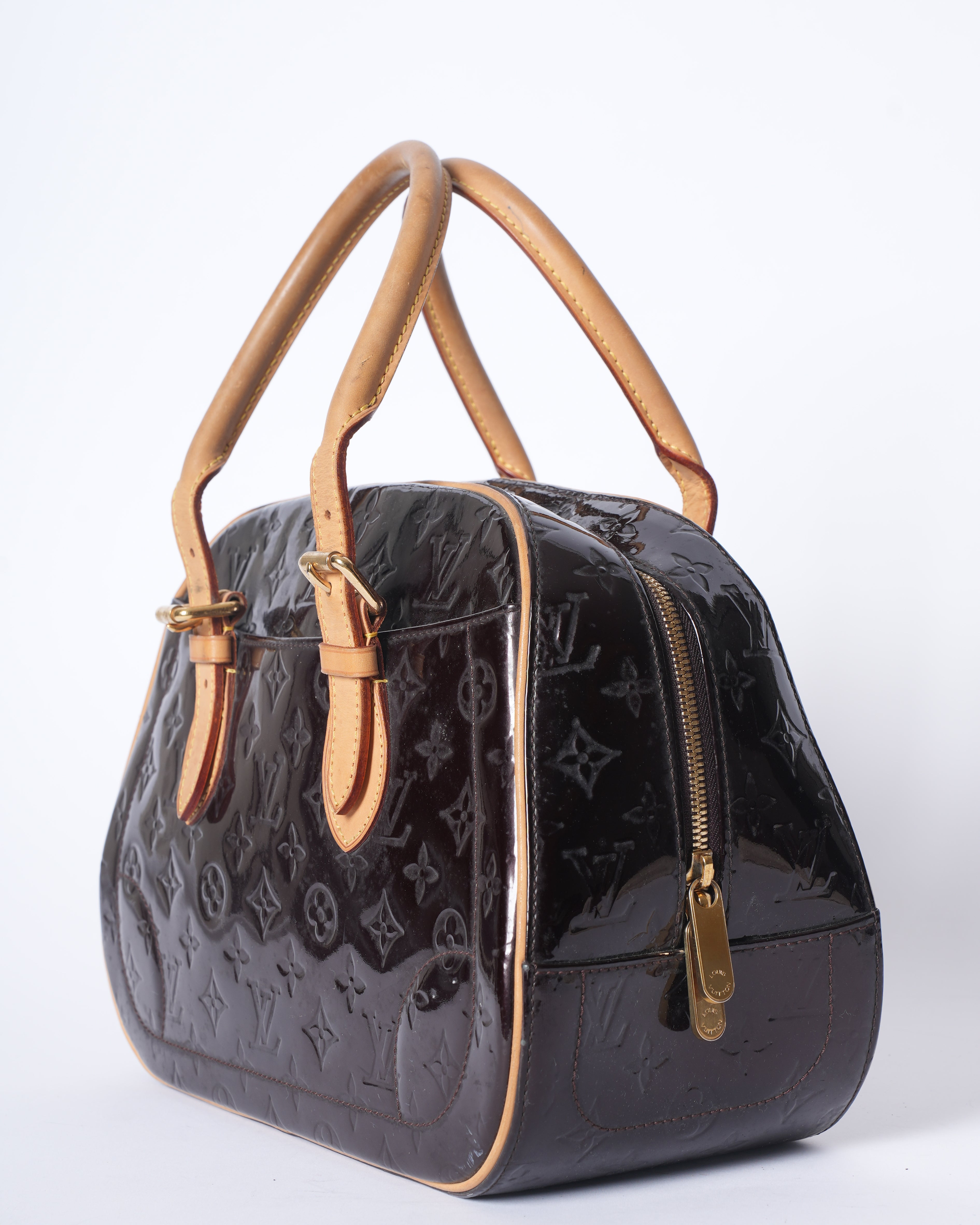 Louis Vuitton Amarante Monogram Vernis Top Handle Bag