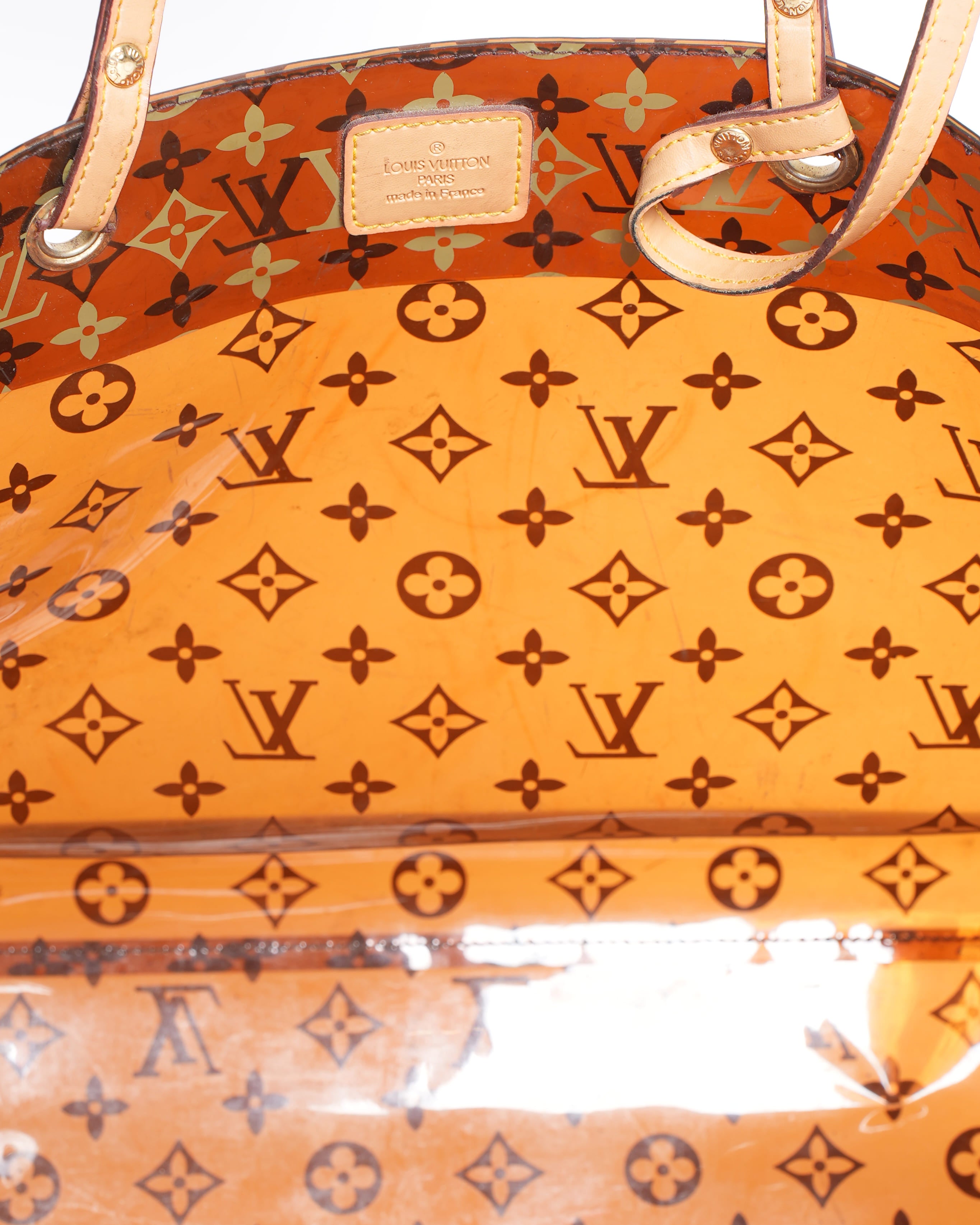 Louis Vuitton Monogram Vinyl Ambre Sac Cabas GM Tote (2000s)