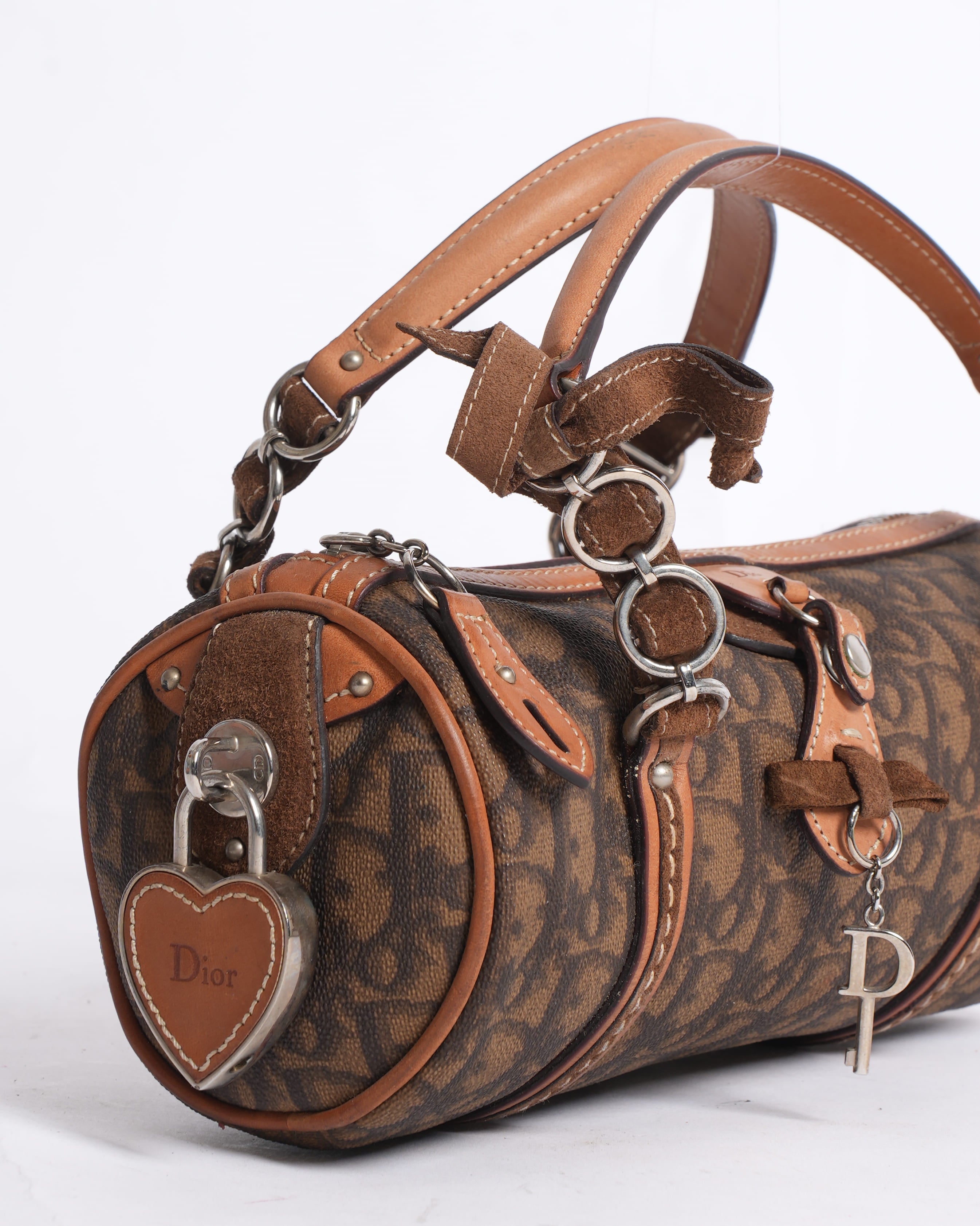 Christian Dior Mini Trotter Romantic Brown Bag