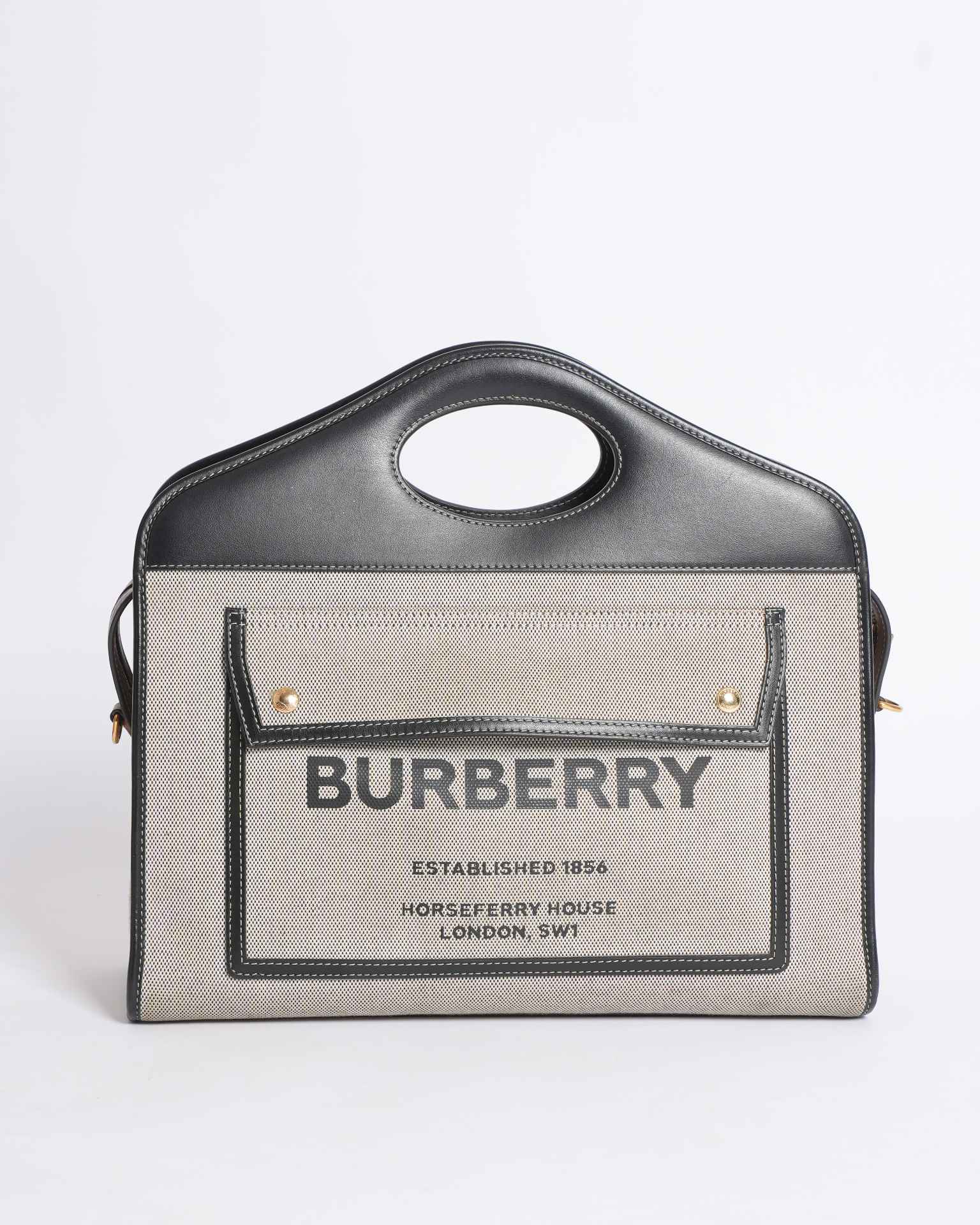 New Burberry Messenger Large Pocket Handbag