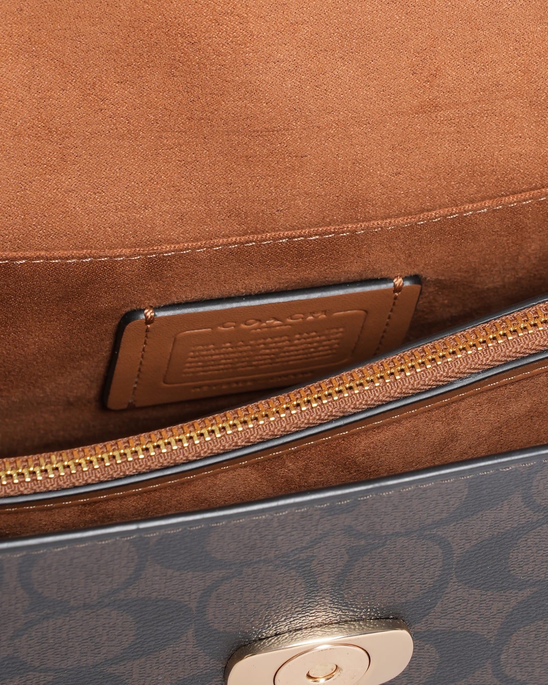 Coach Eliza Monogram Top Handle Bag