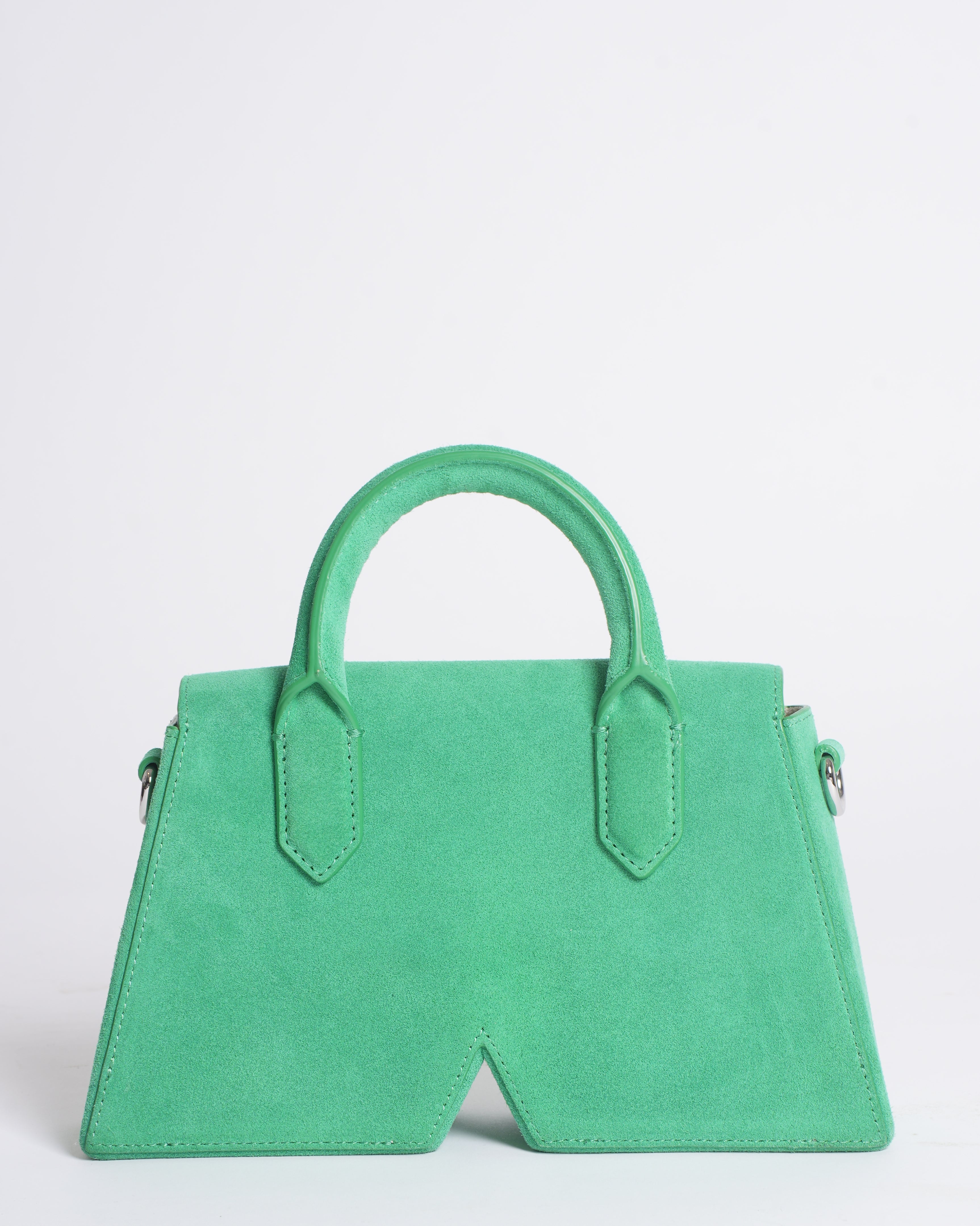 New Karl Lagerfeld Icon K Crossbody In Suede