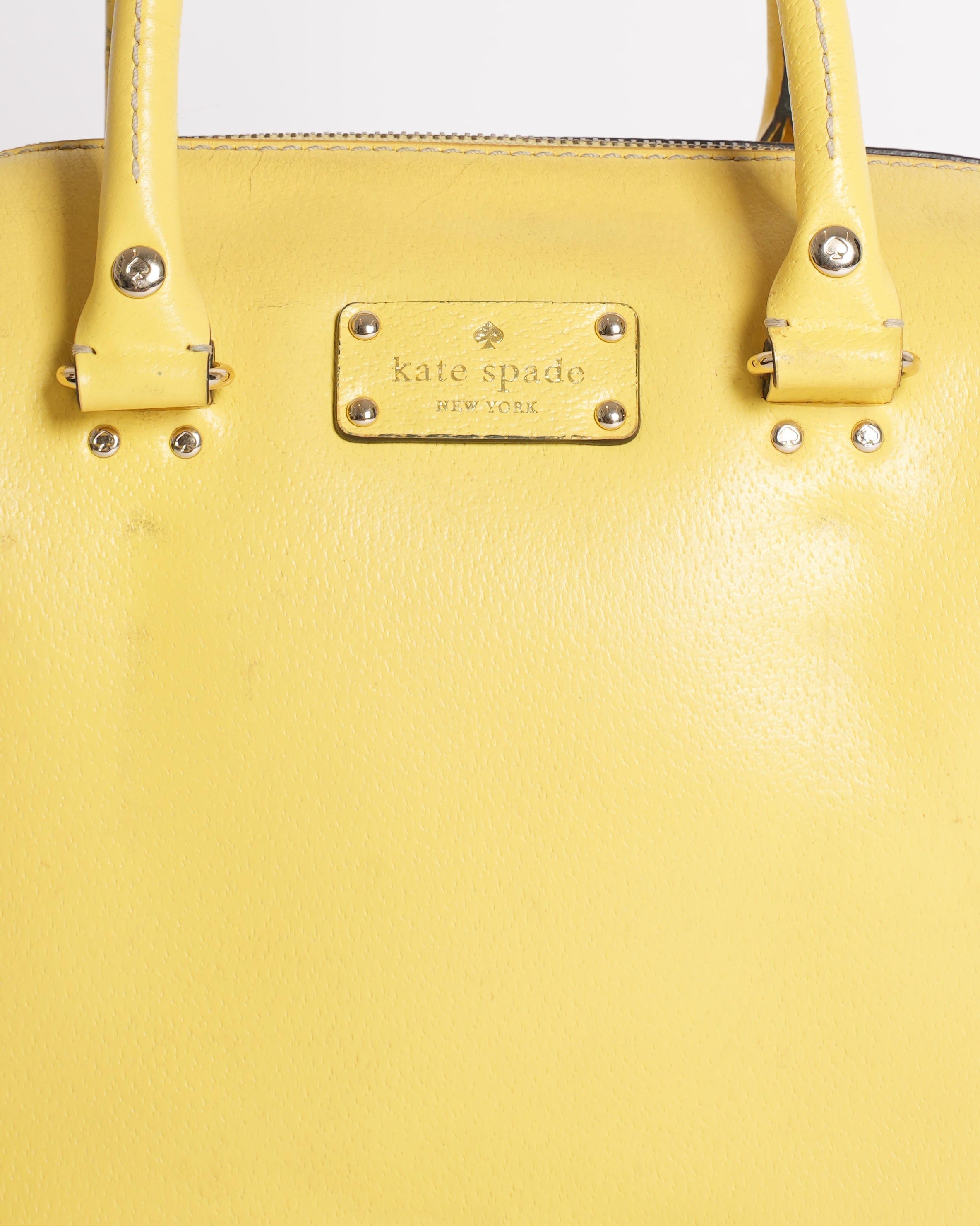 Kate Spade Yellow Alessa Wellesley Bag