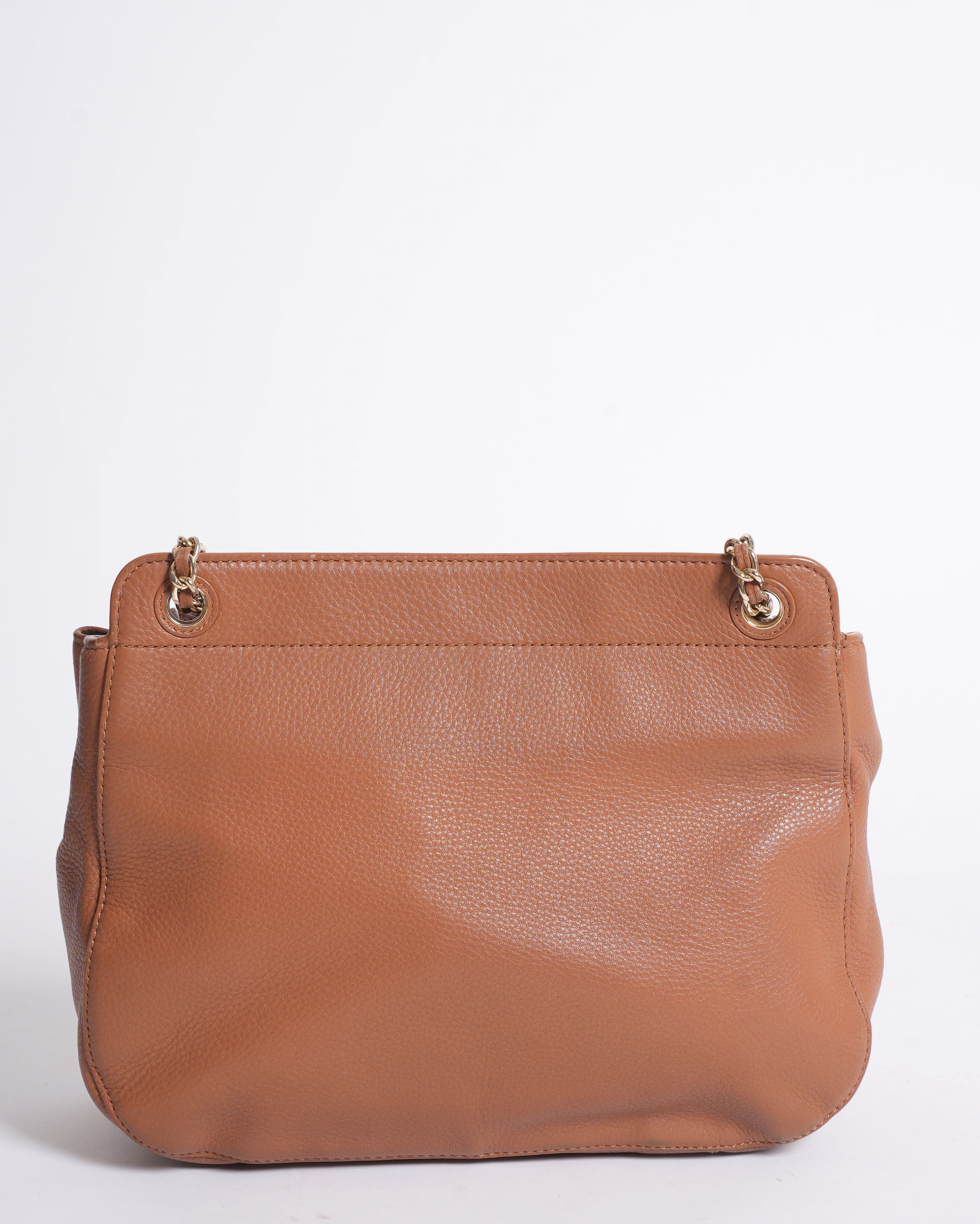 Tory Burch Quilted Crossbody Bag In Tan