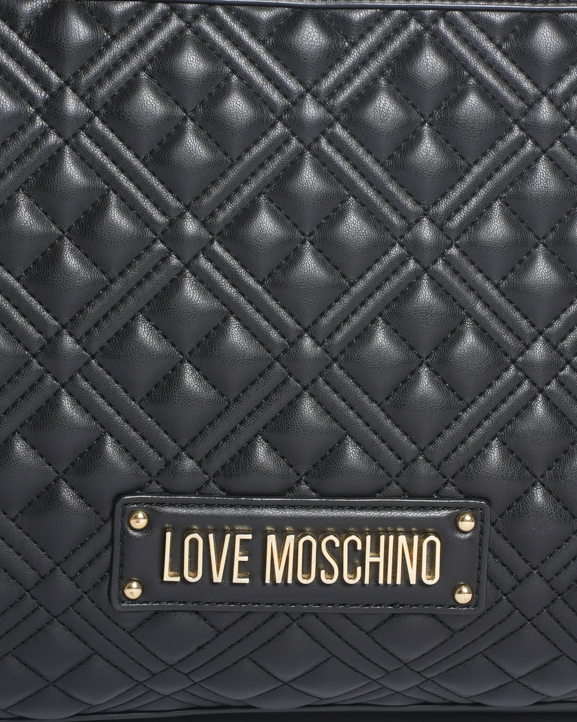 Love Moschino Women's Black Quilted Shoulder Bag