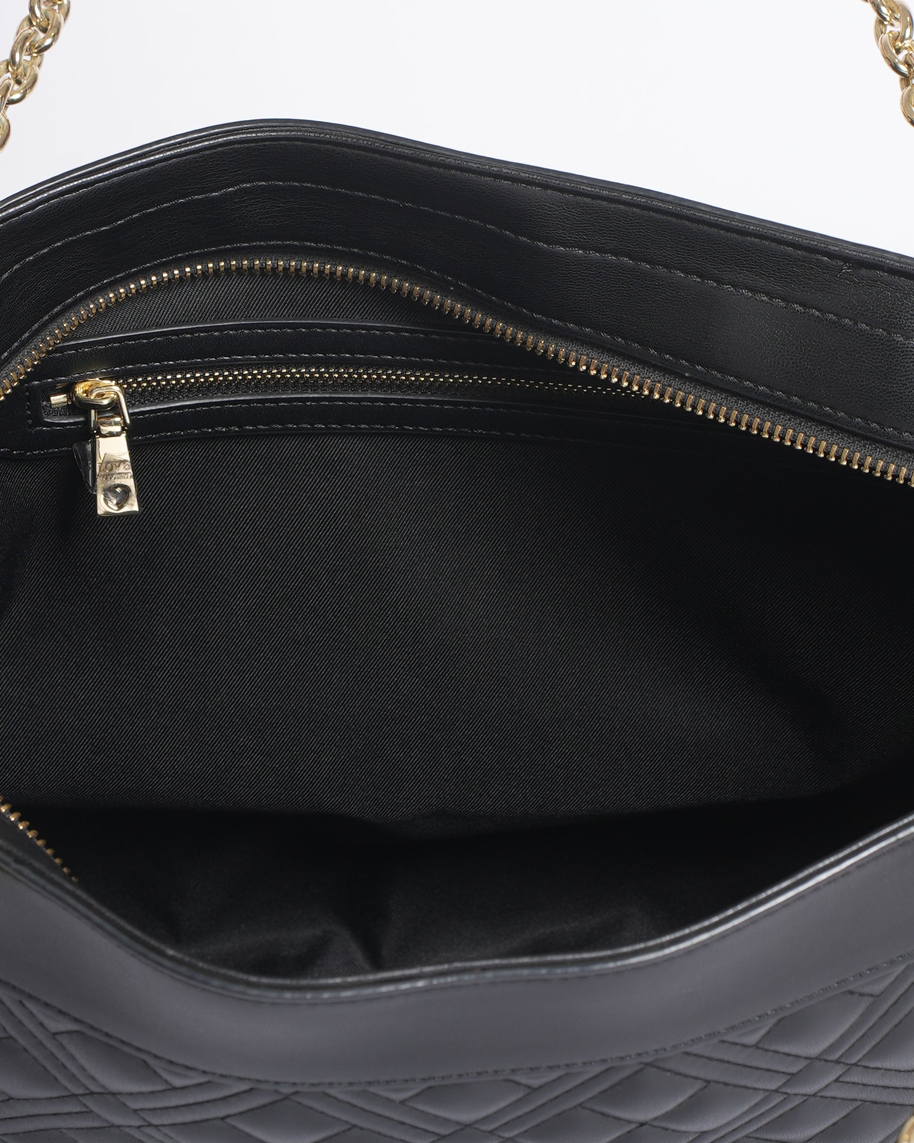 Love Moschino Women's Black Quilted Shoulder Bag