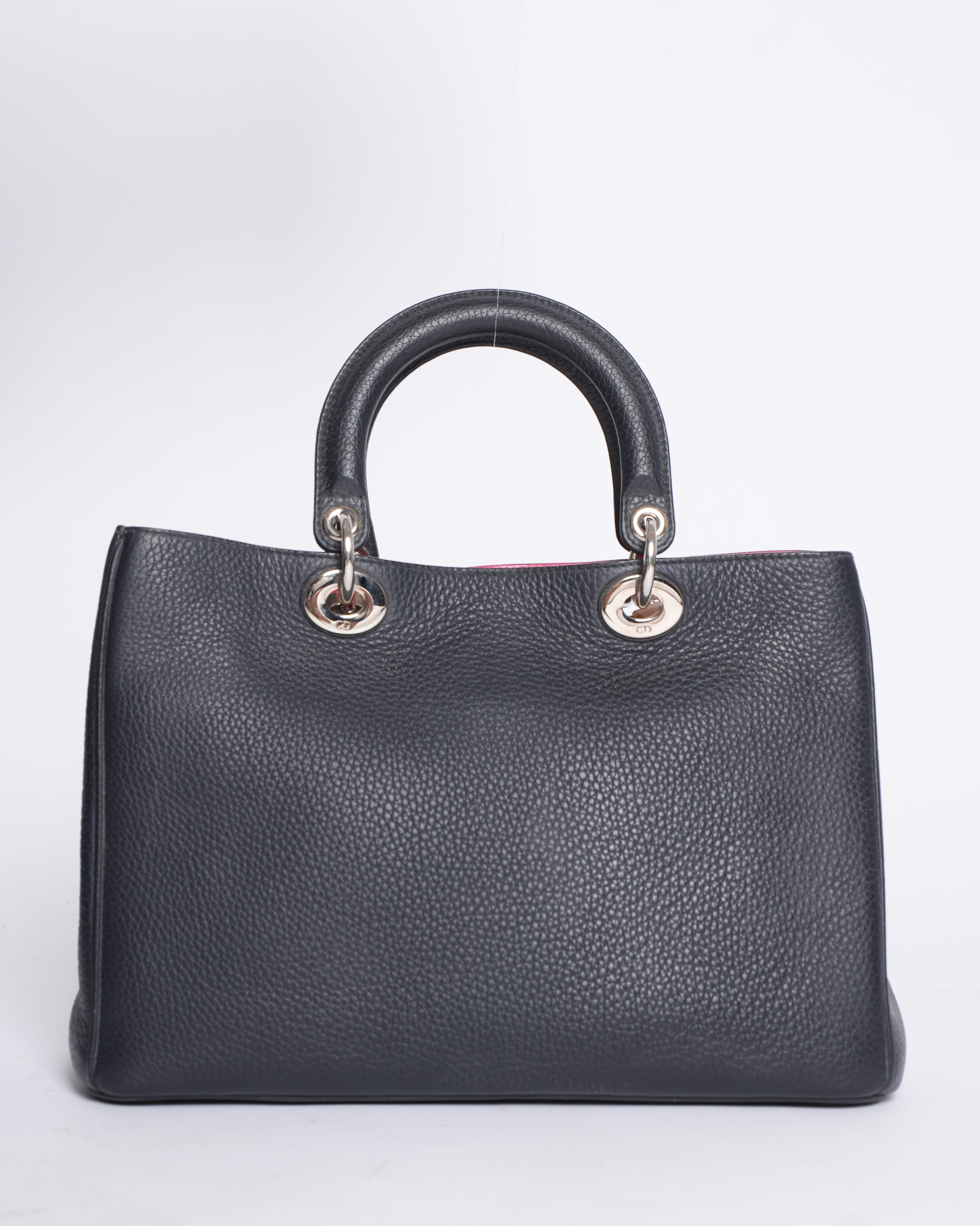 Christian Dior Small Leather Diorissimo Shopper Tote