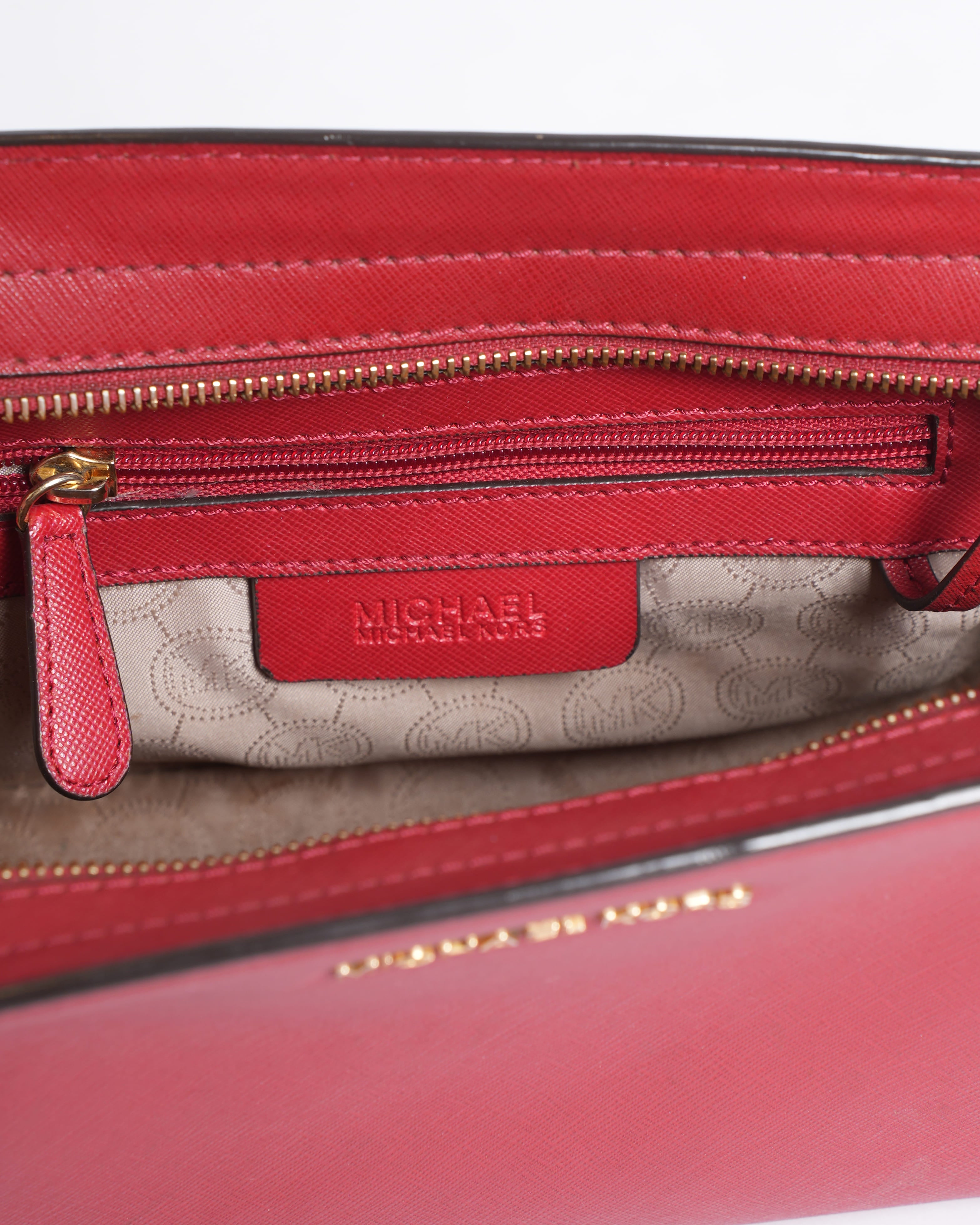 Michael Kors Red Crossbody Bag
