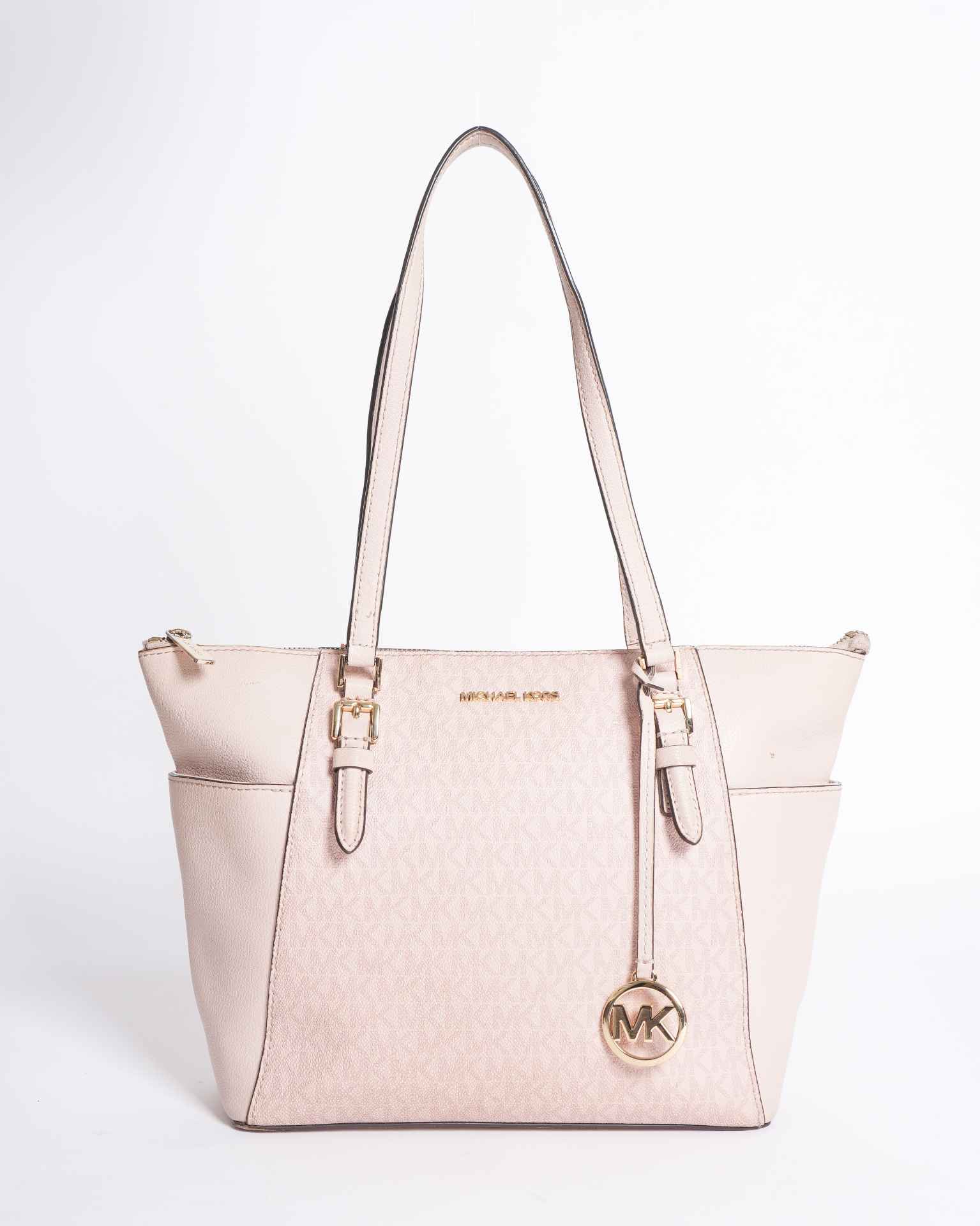 Michael Kors Pink Charlotte Large Tote