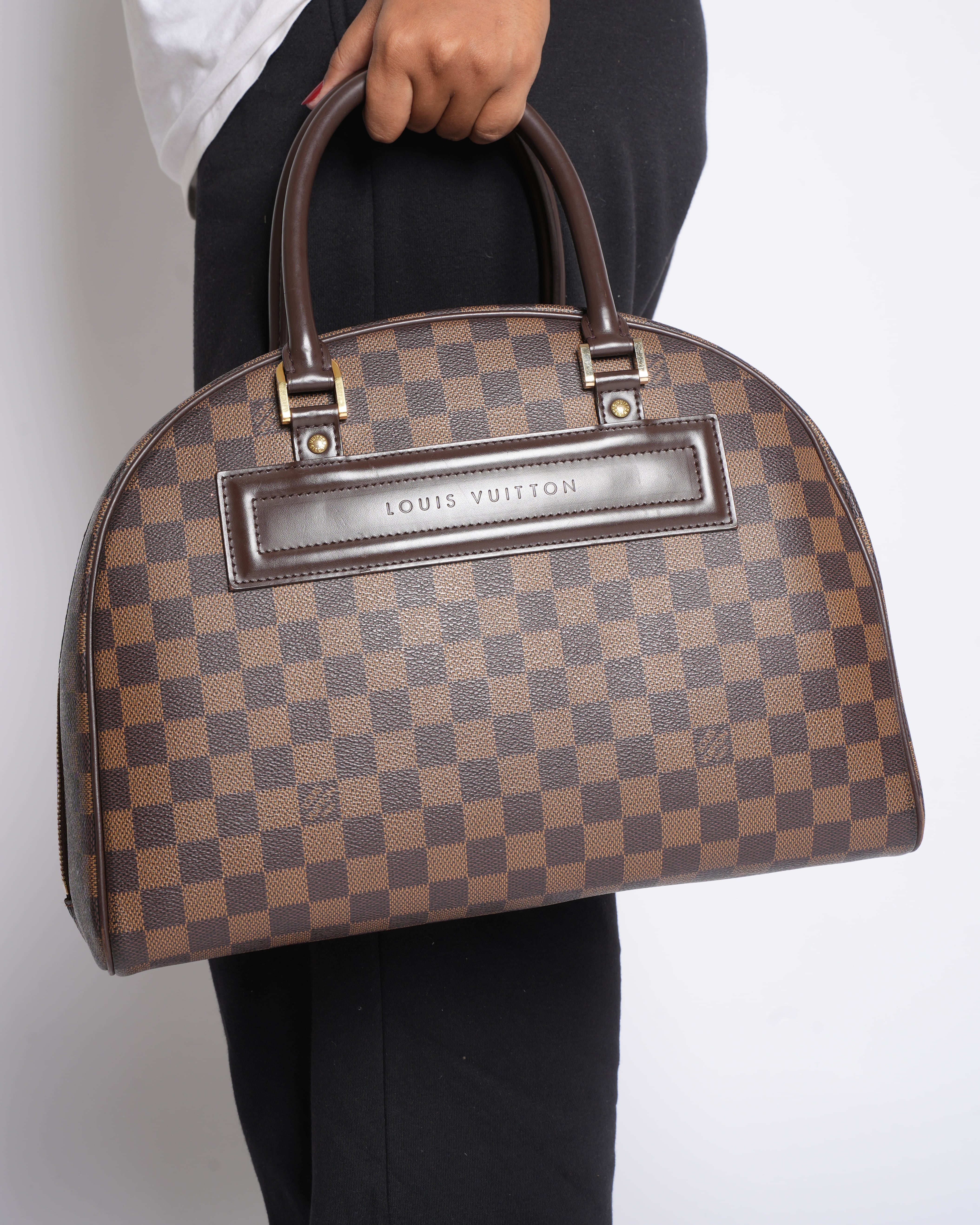 Louis vuitton damier ebene nolita satchel bag