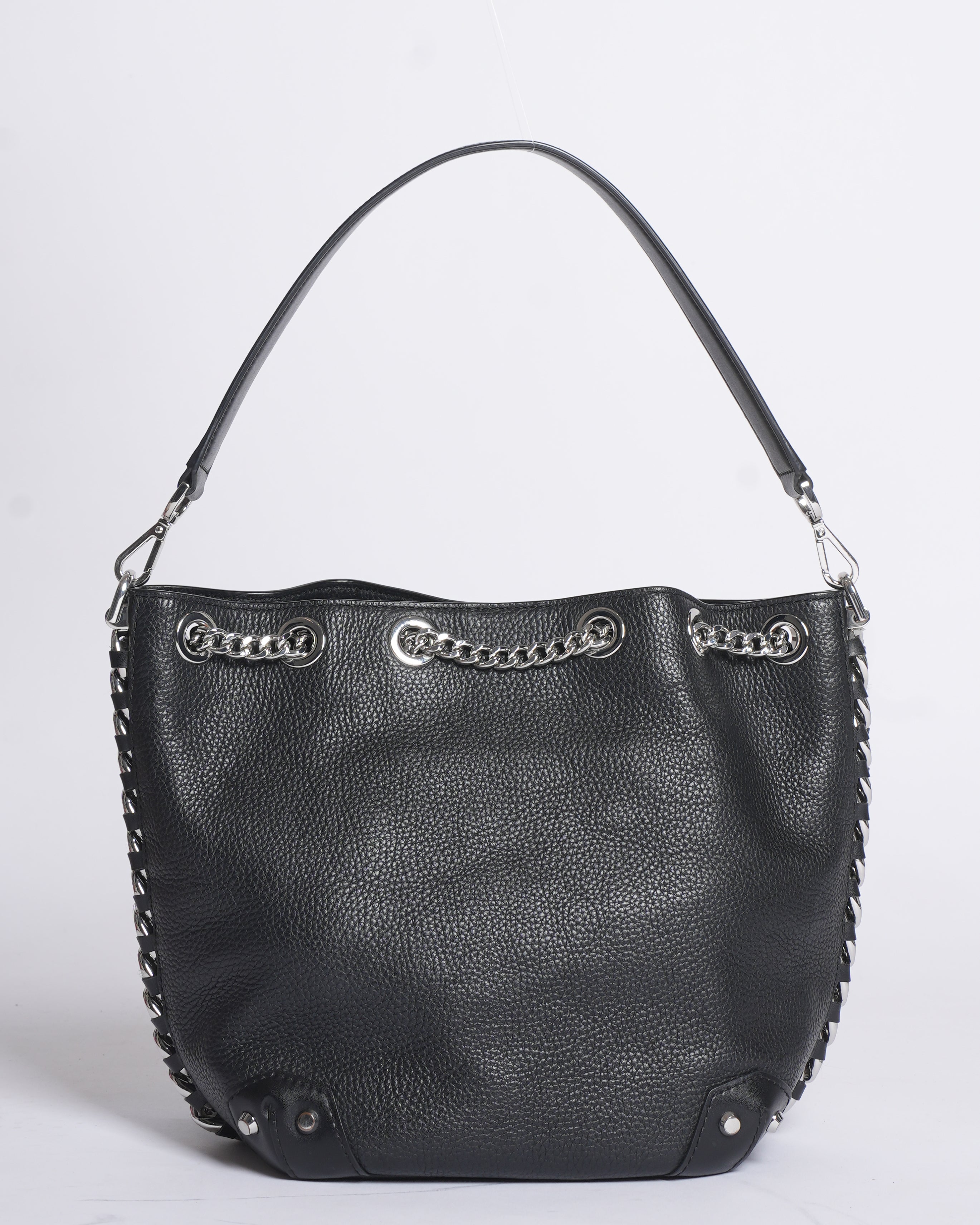 Michael Kors Alanis Black Bucket Bag