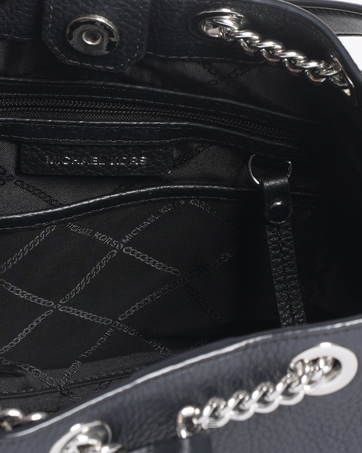 Michael Kors Alanis Black Bucket Bag