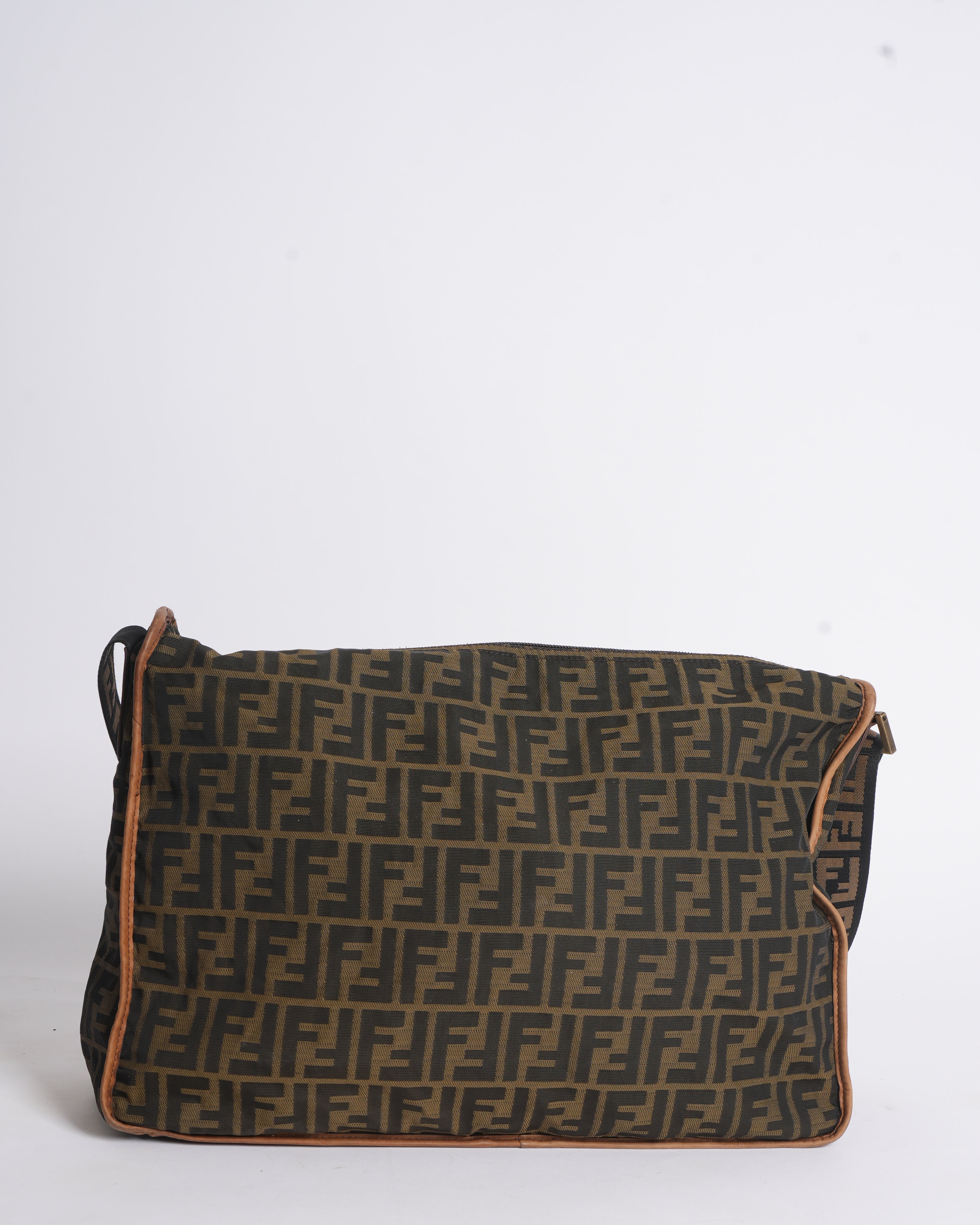 Fendi Canvas Monogram Shoulder Bag