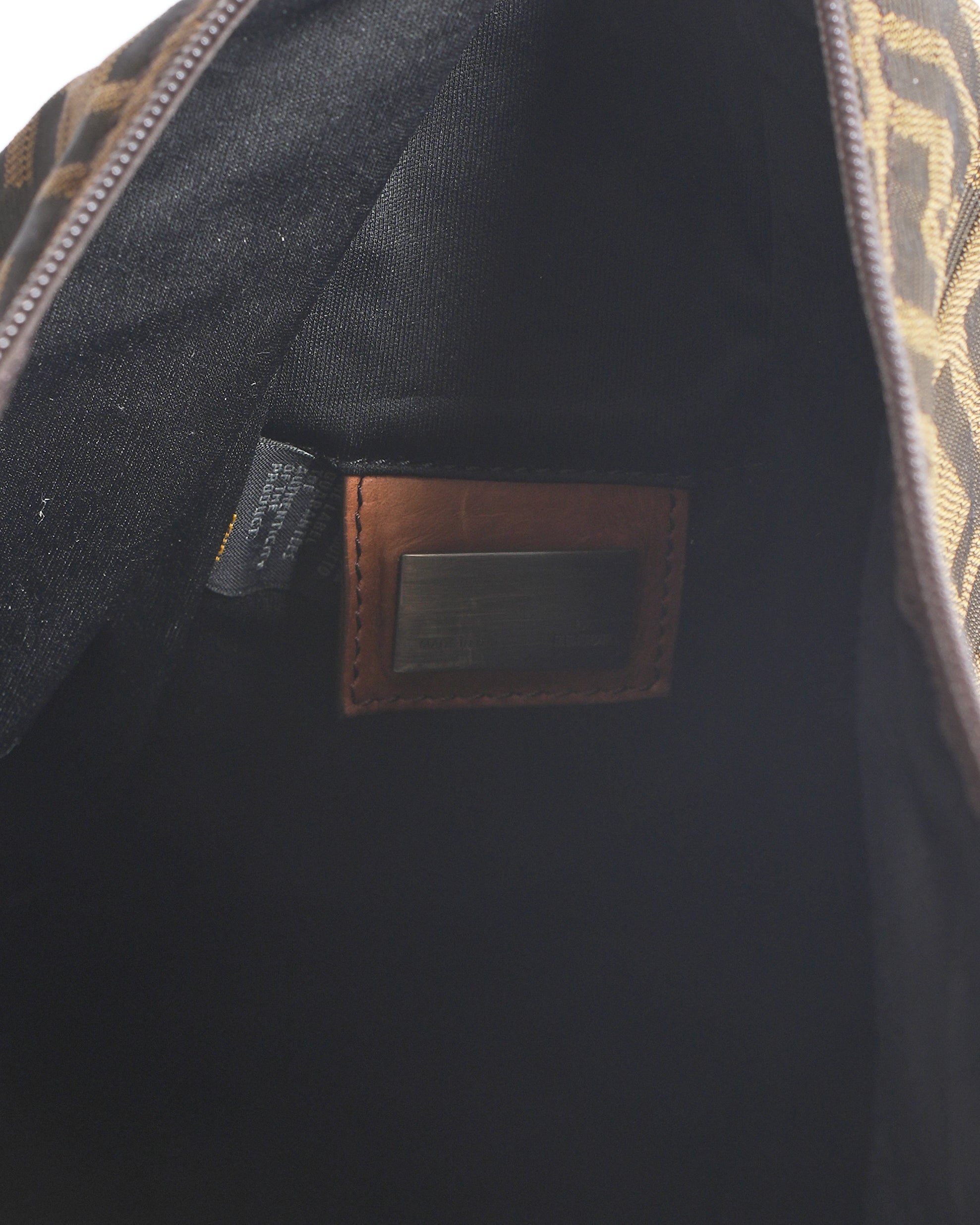 Fendi Canvas Monogram Shoulder Bag