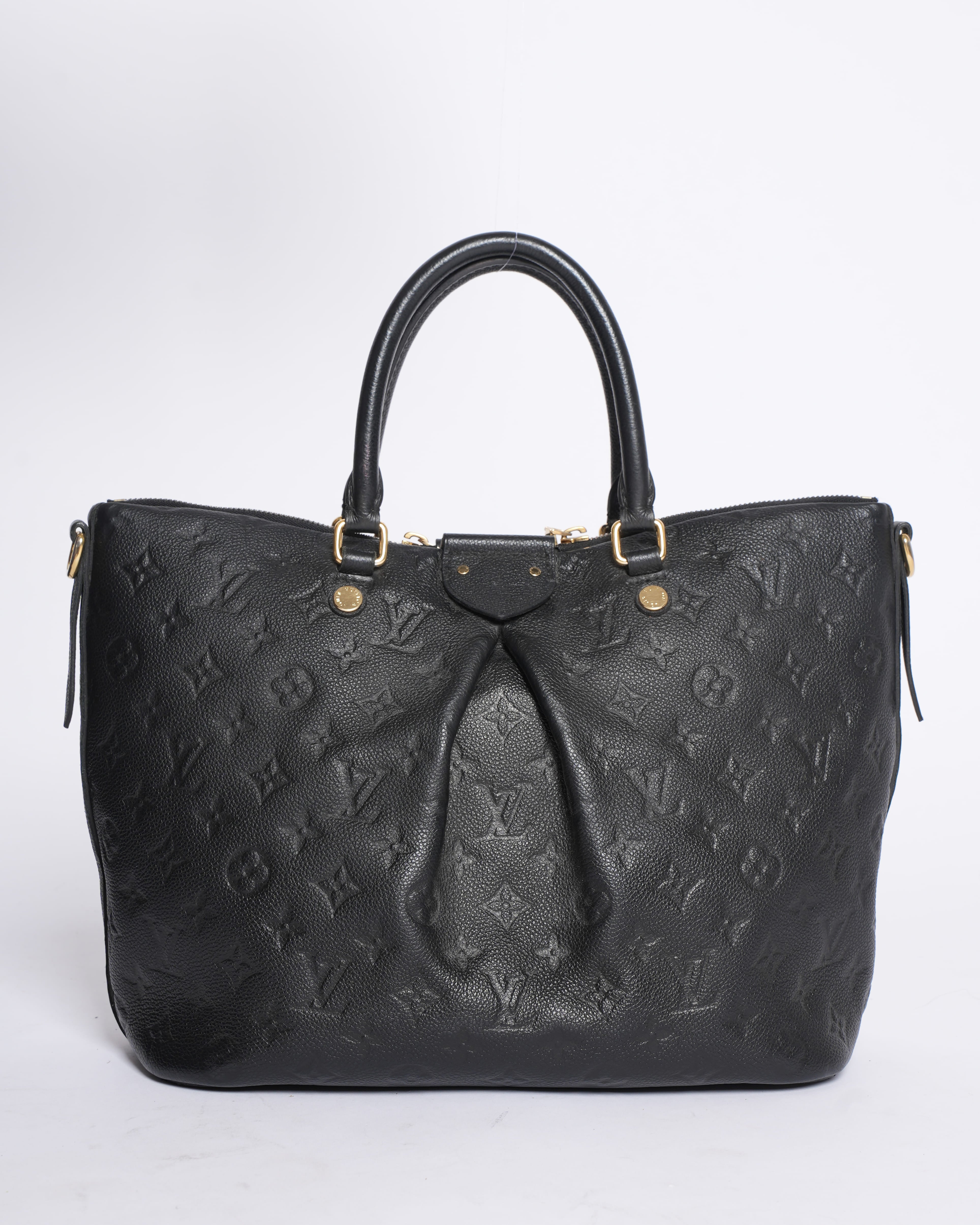 Louis Vuitton Black Empreinte Leather Mazarine Bag