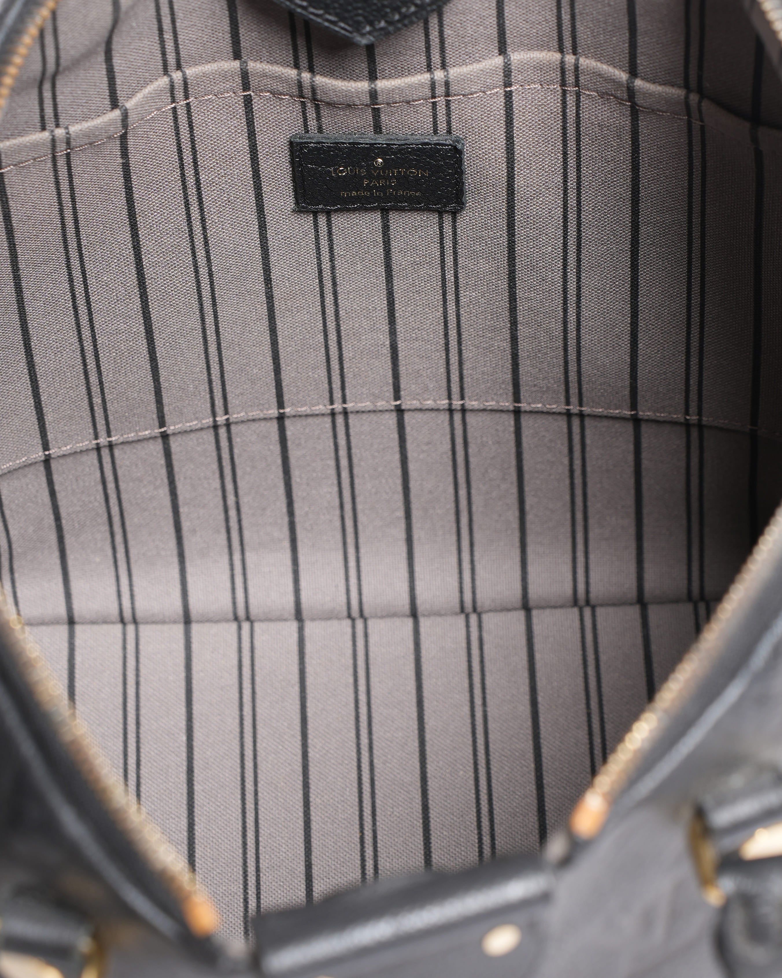 Louis Vuitton Black Empreinte Leather Mazarine Bag