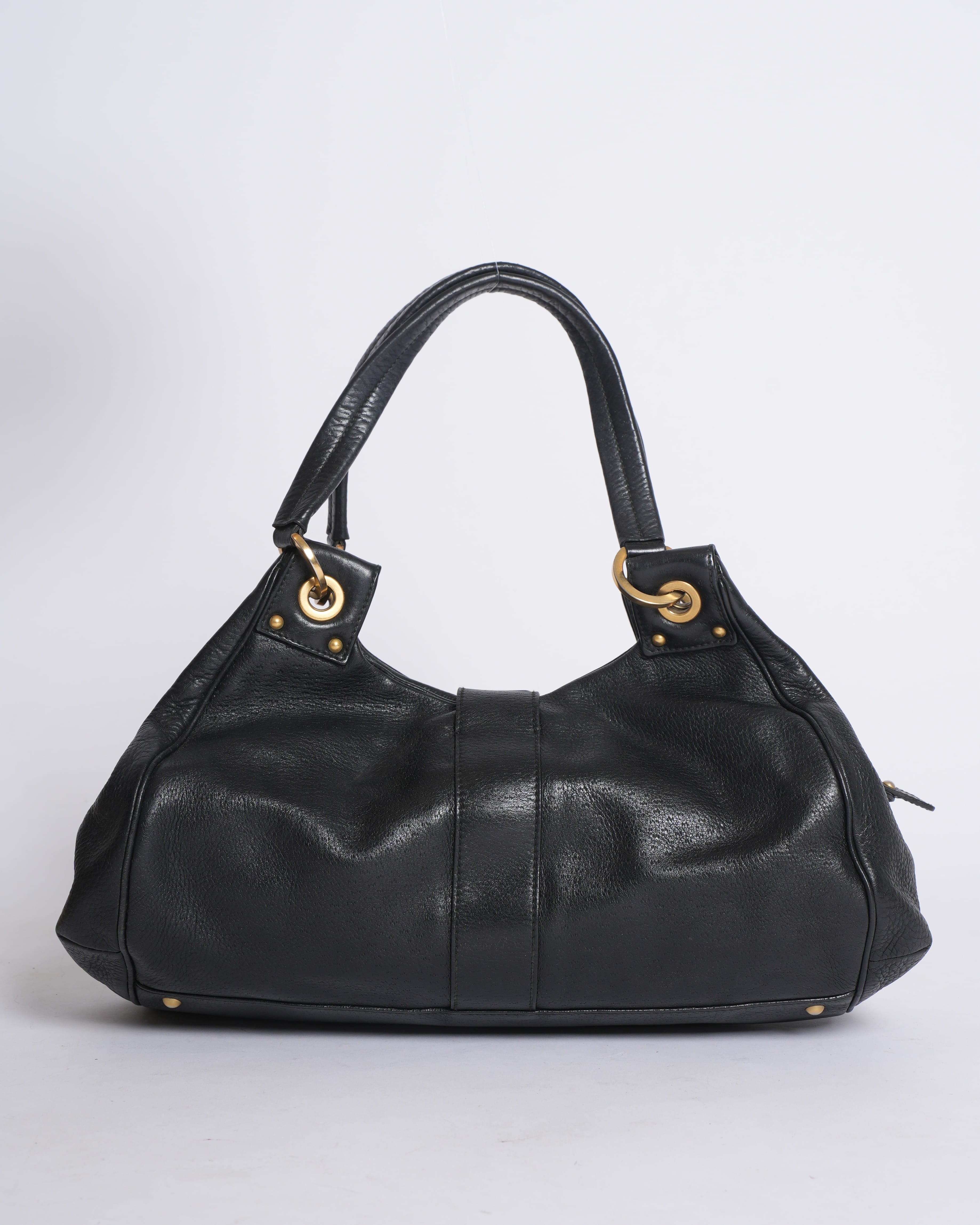 Salvatore Ferragamo Shoulder Bag in Black