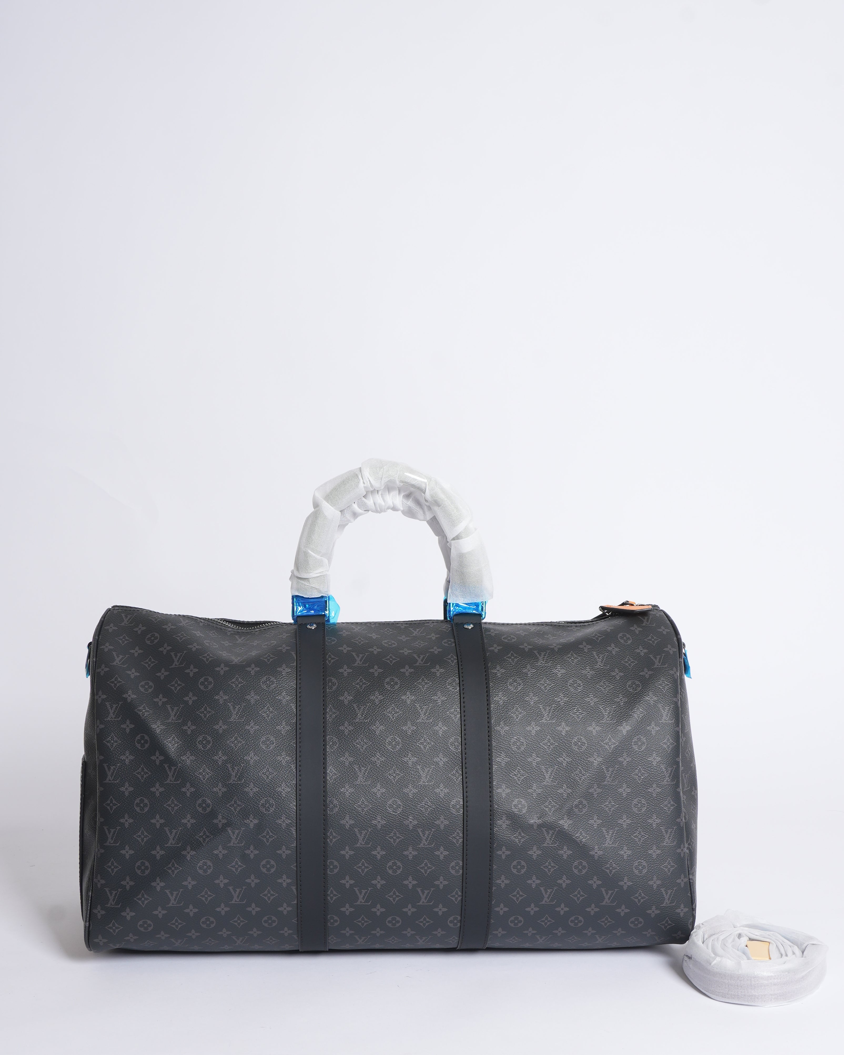 New LV Keepall Bandoulier 50 Patchwork Monogram Weekend Travel Bag