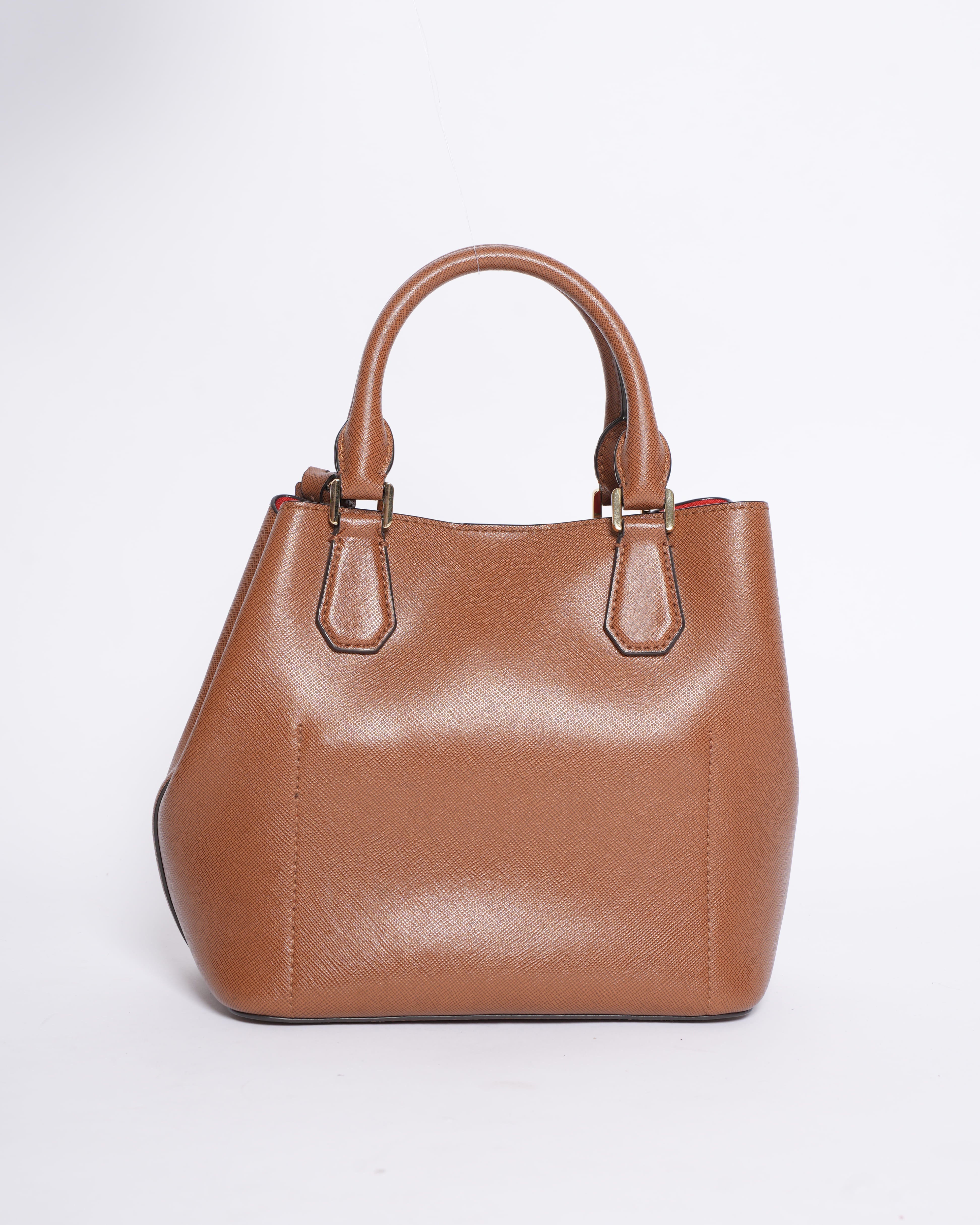 Michael Kors Brown Top-Handle Leather Bag