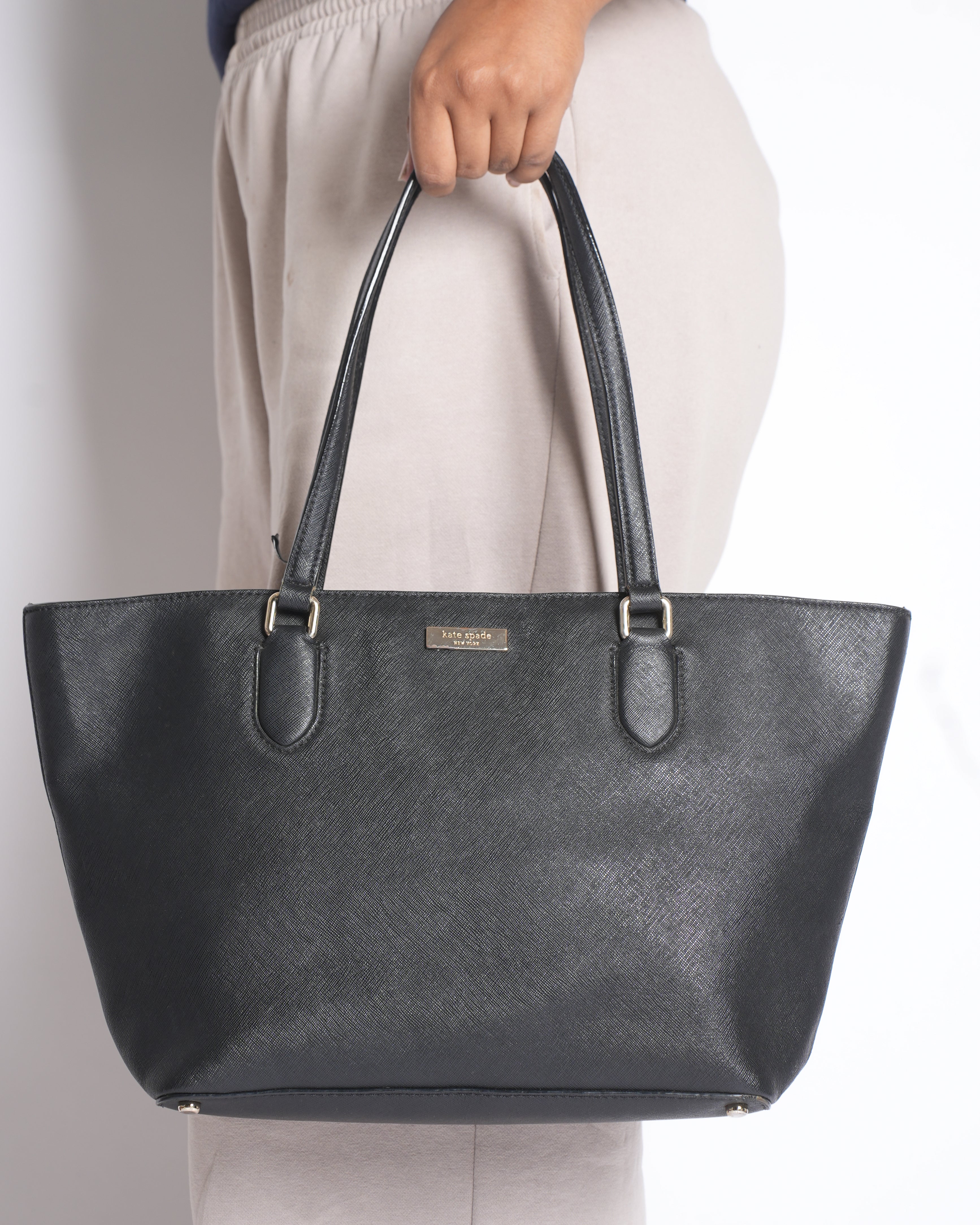 Kate spade cameron black large laptop bag