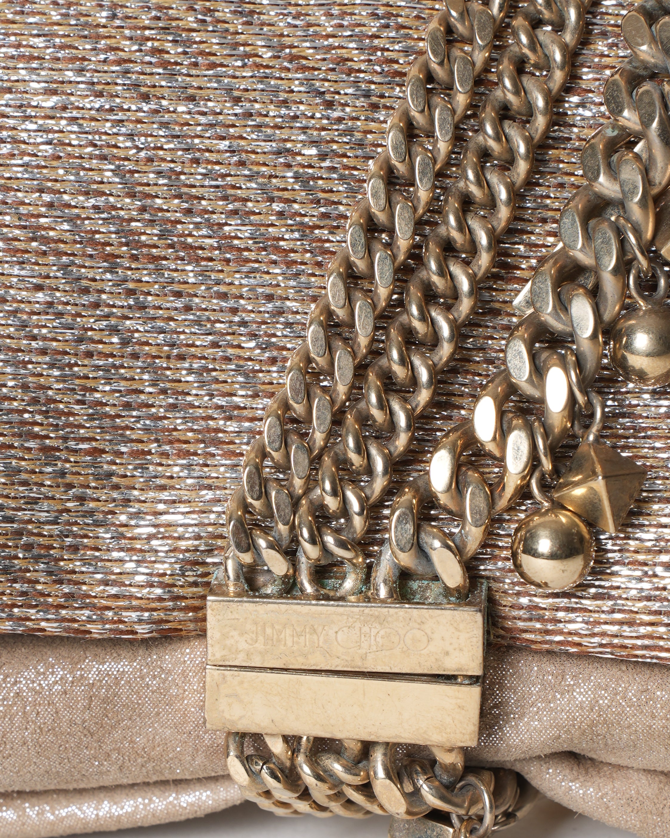 Jimmy Choo Beige Clutch