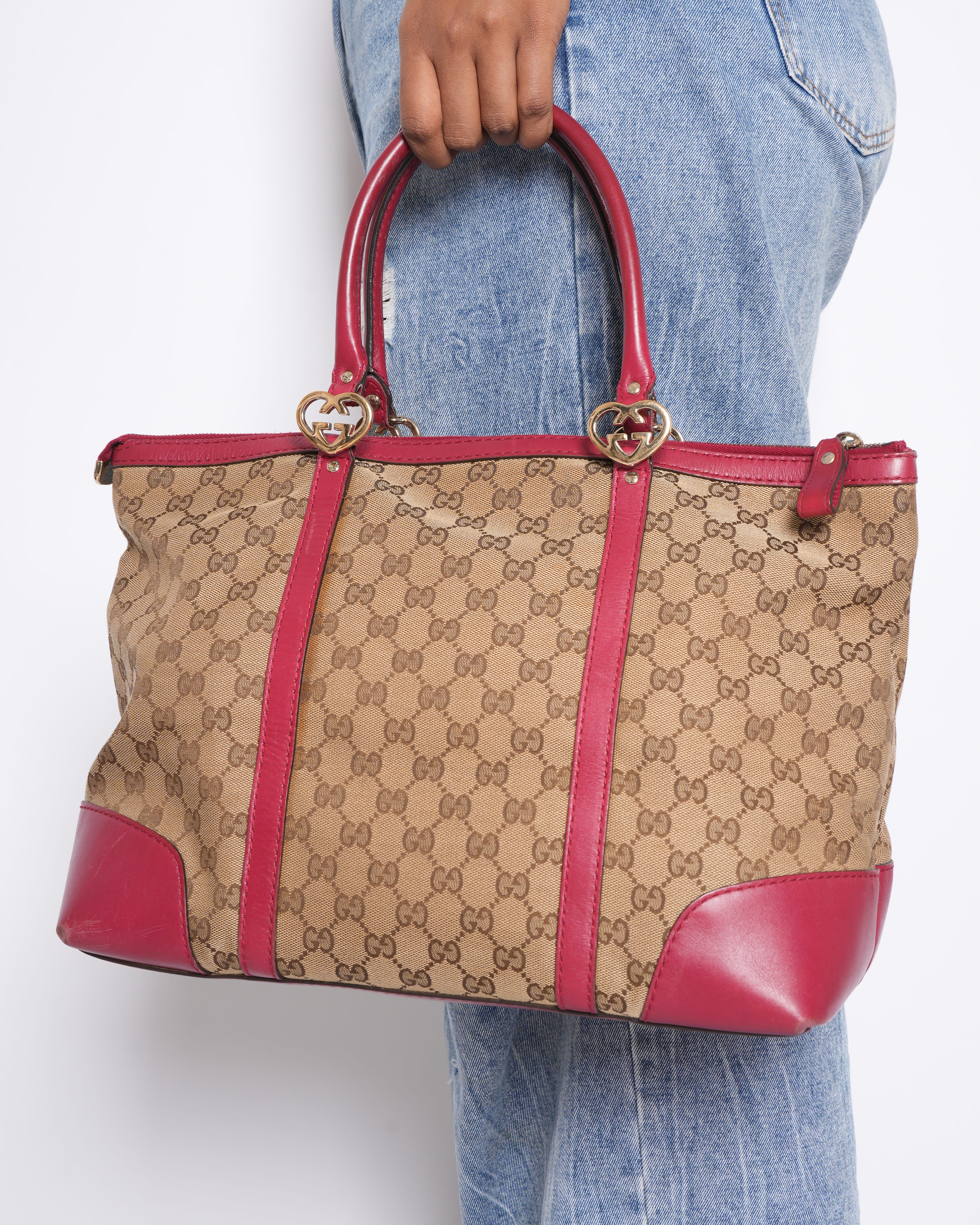 Gucci GG Canvas Lovely Bag