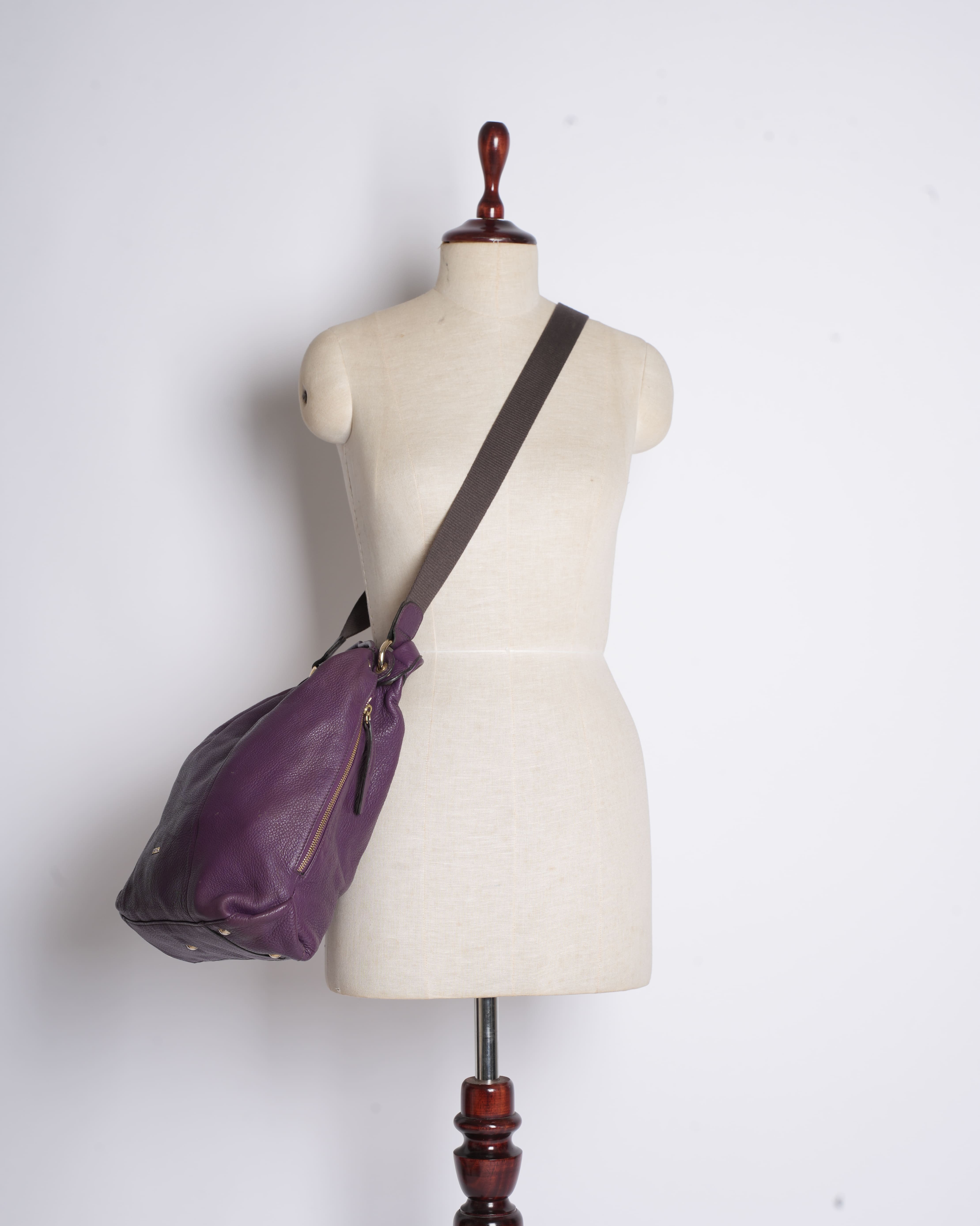 Furla Magenta Top Handle Bag