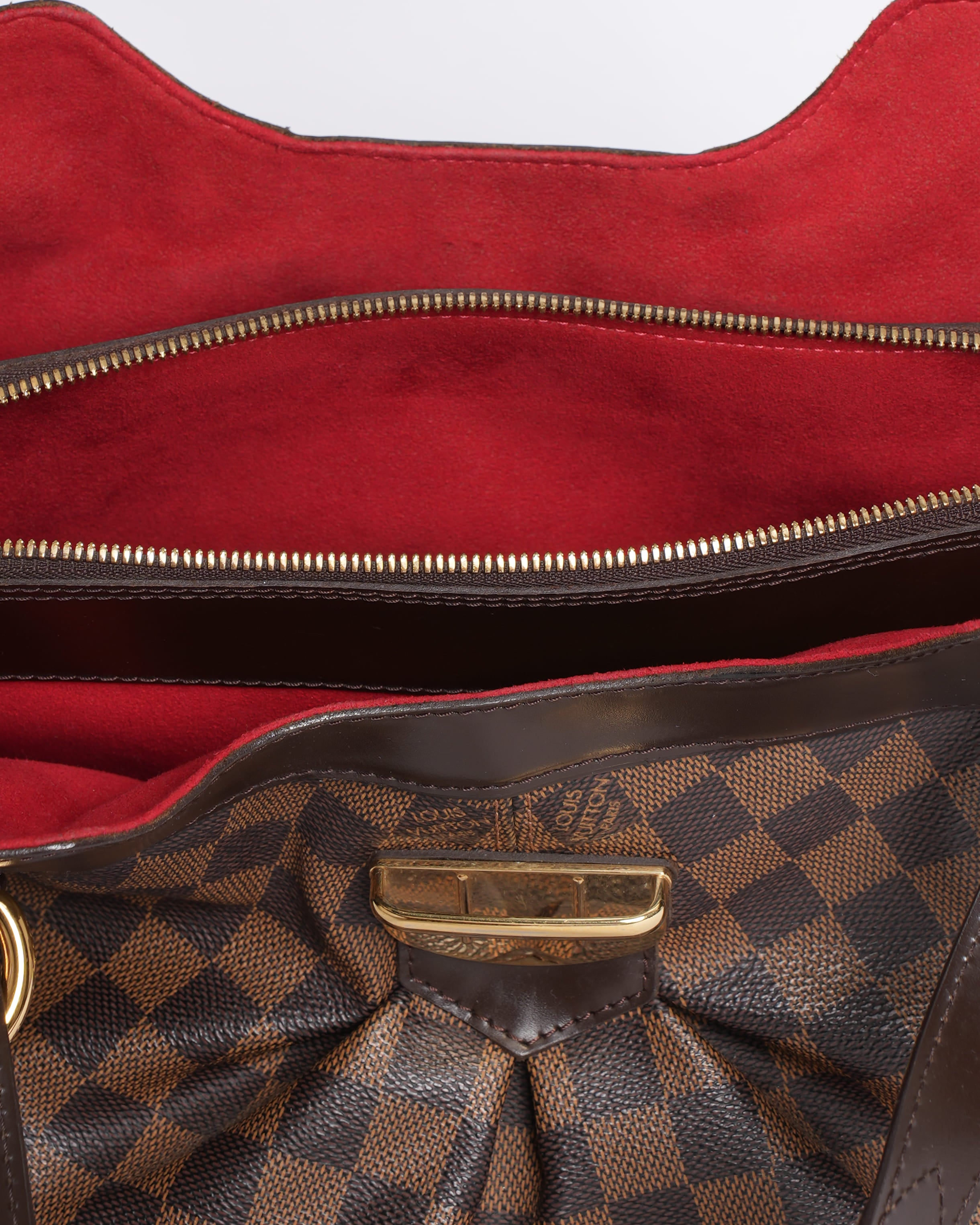 Louis Vuitton Damier Ebene Canvas Sistina Bag